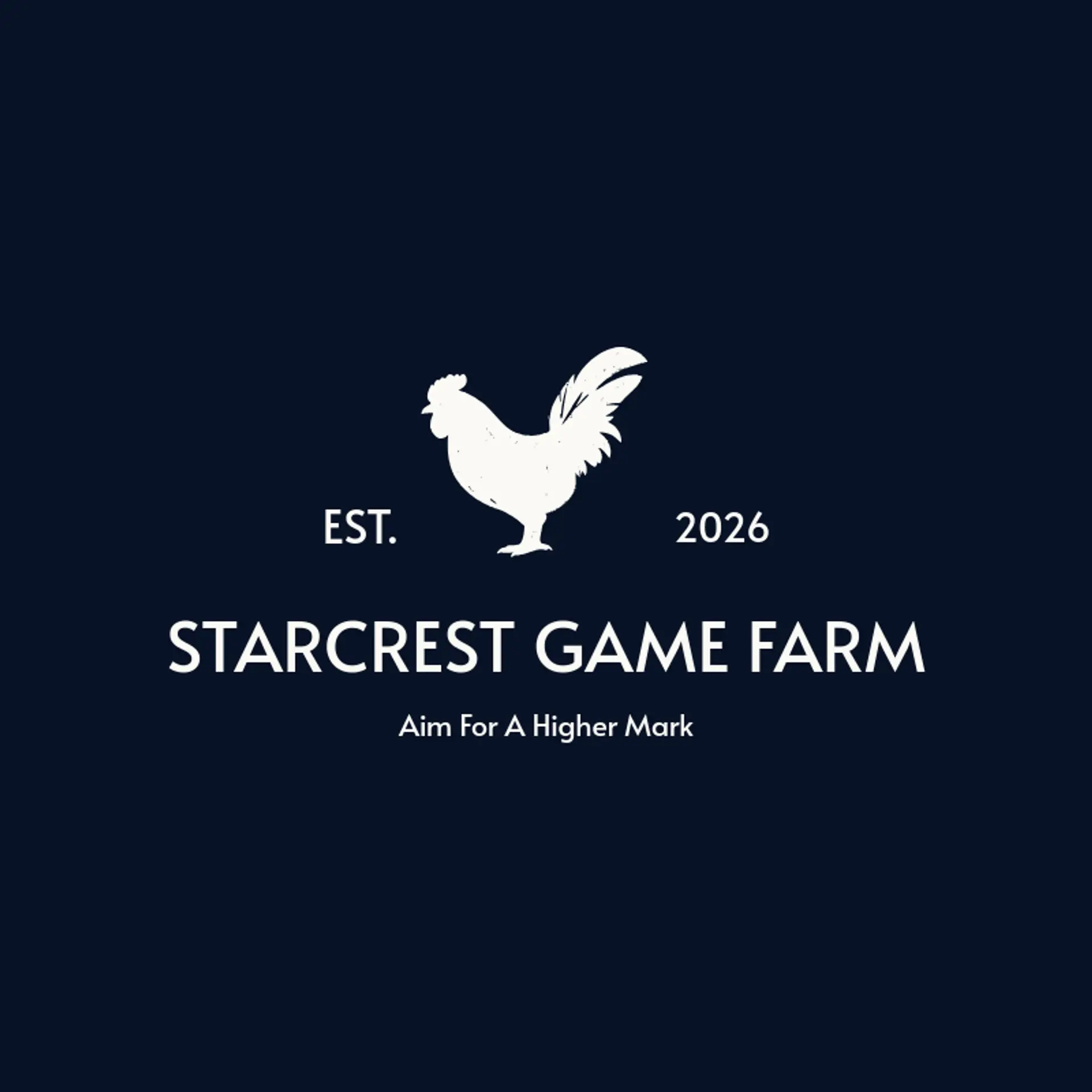 Starcrest Game Farm logo for gamefowl