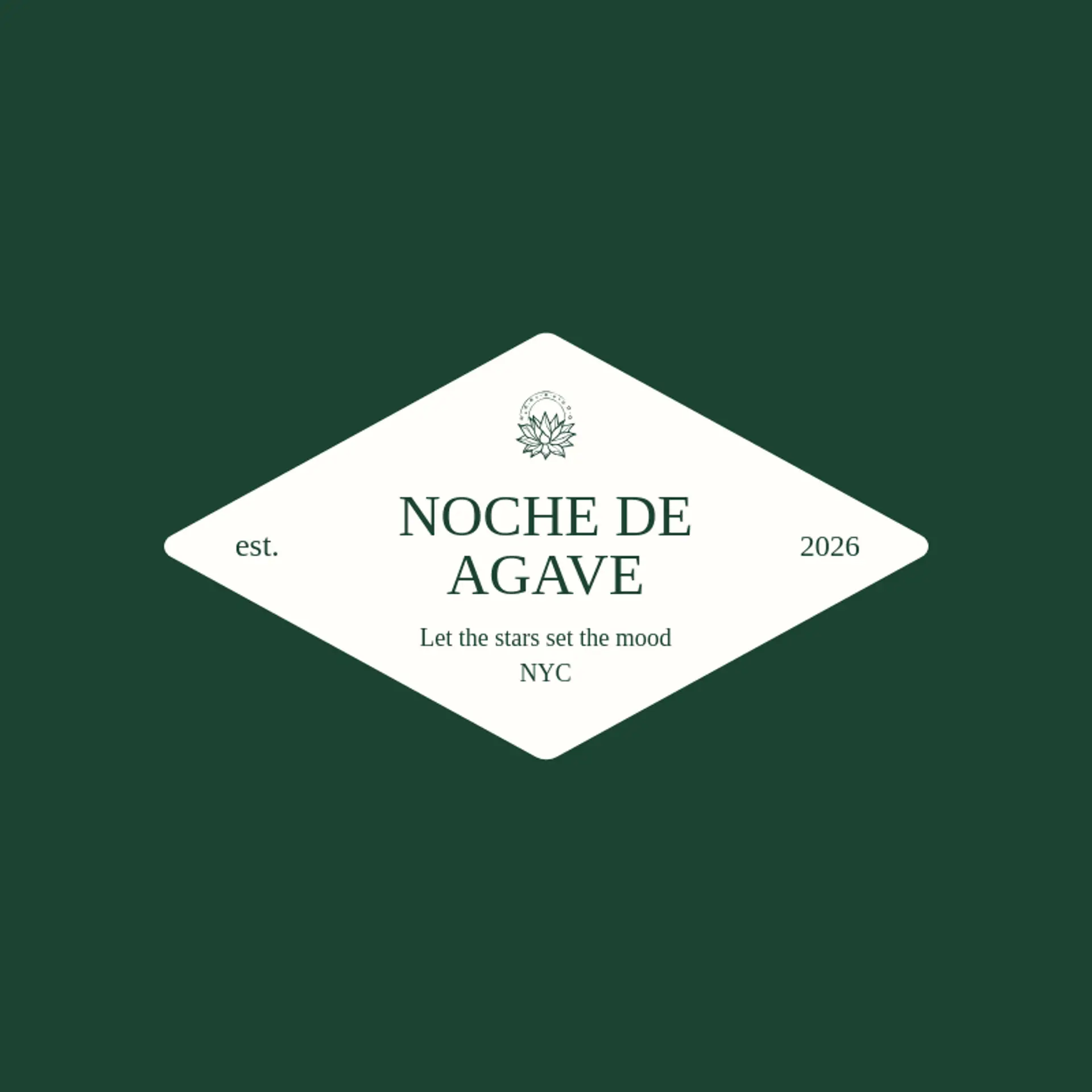 Noche de Agave logo for tequila
