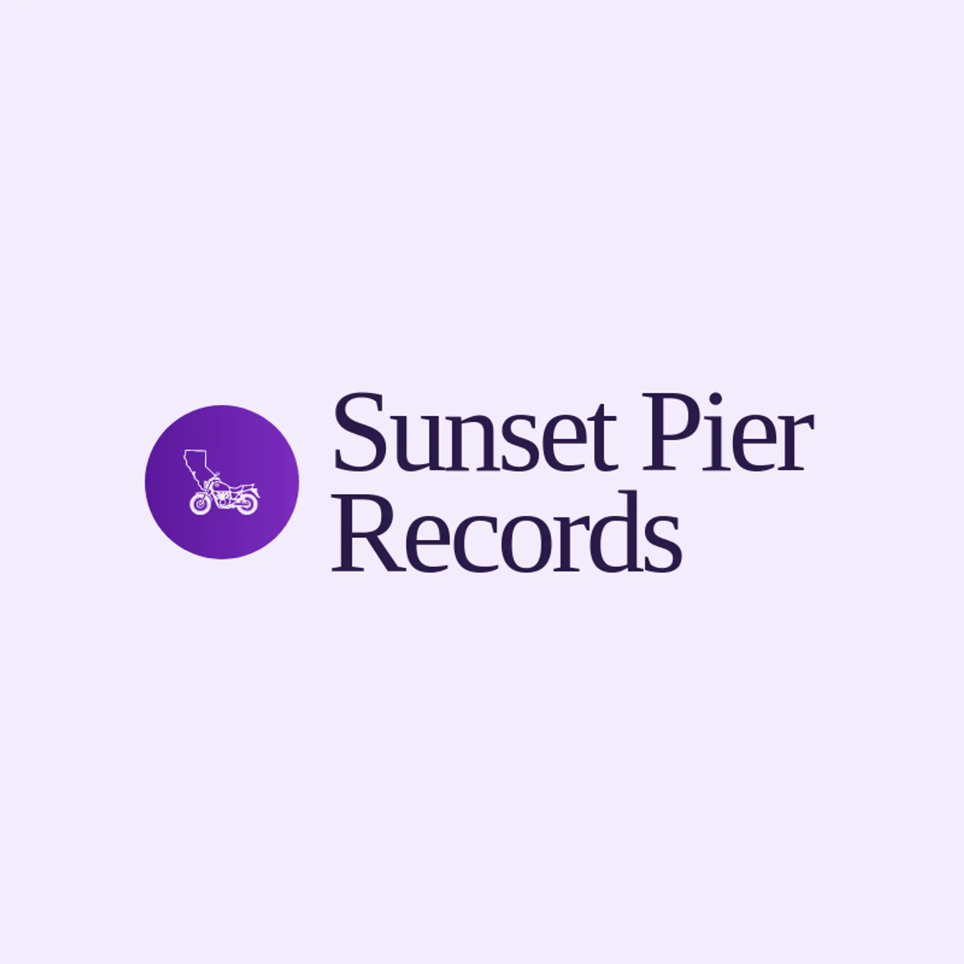 Sunset Pier Records logo for california