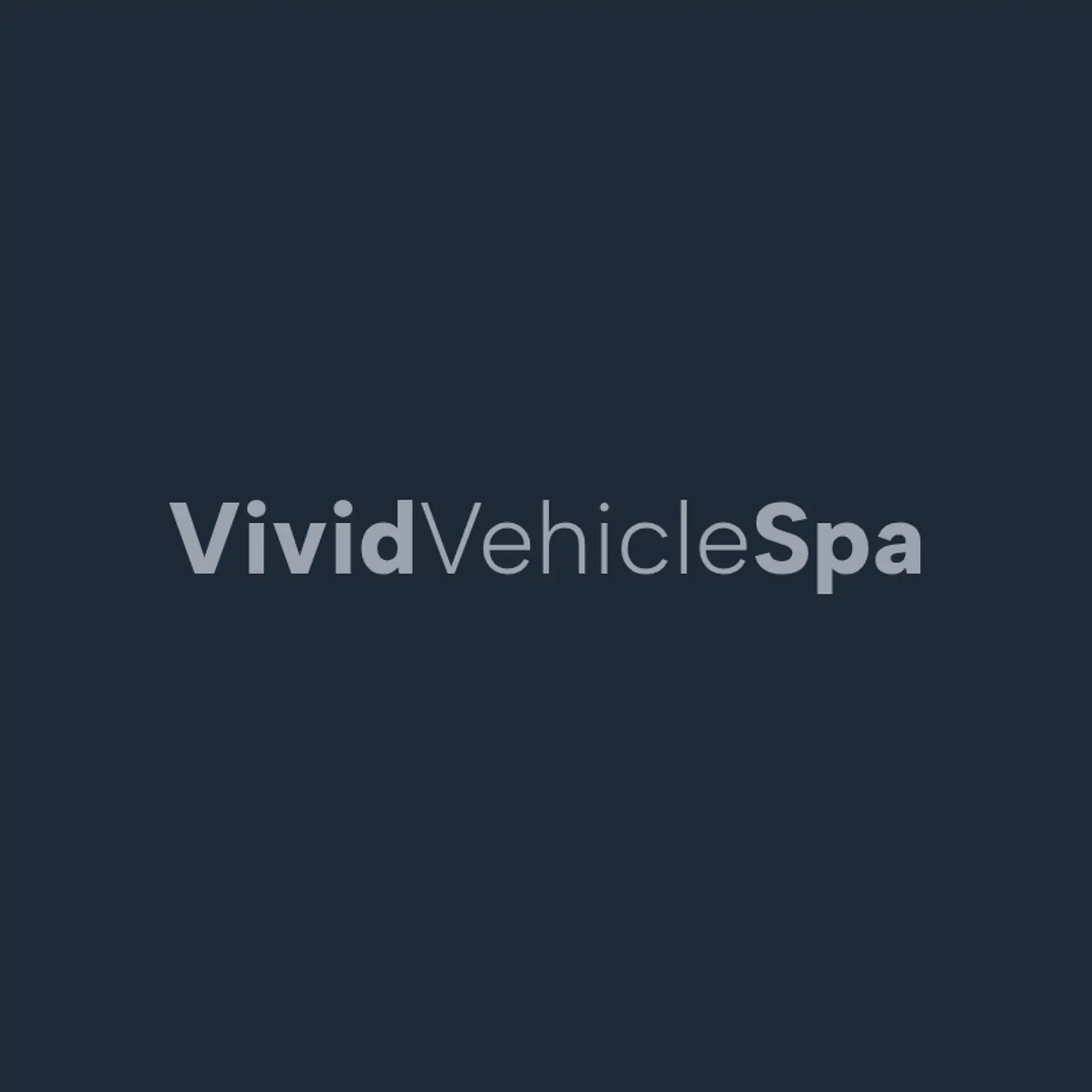 Vivid Vehicle Spa logo for auto spa