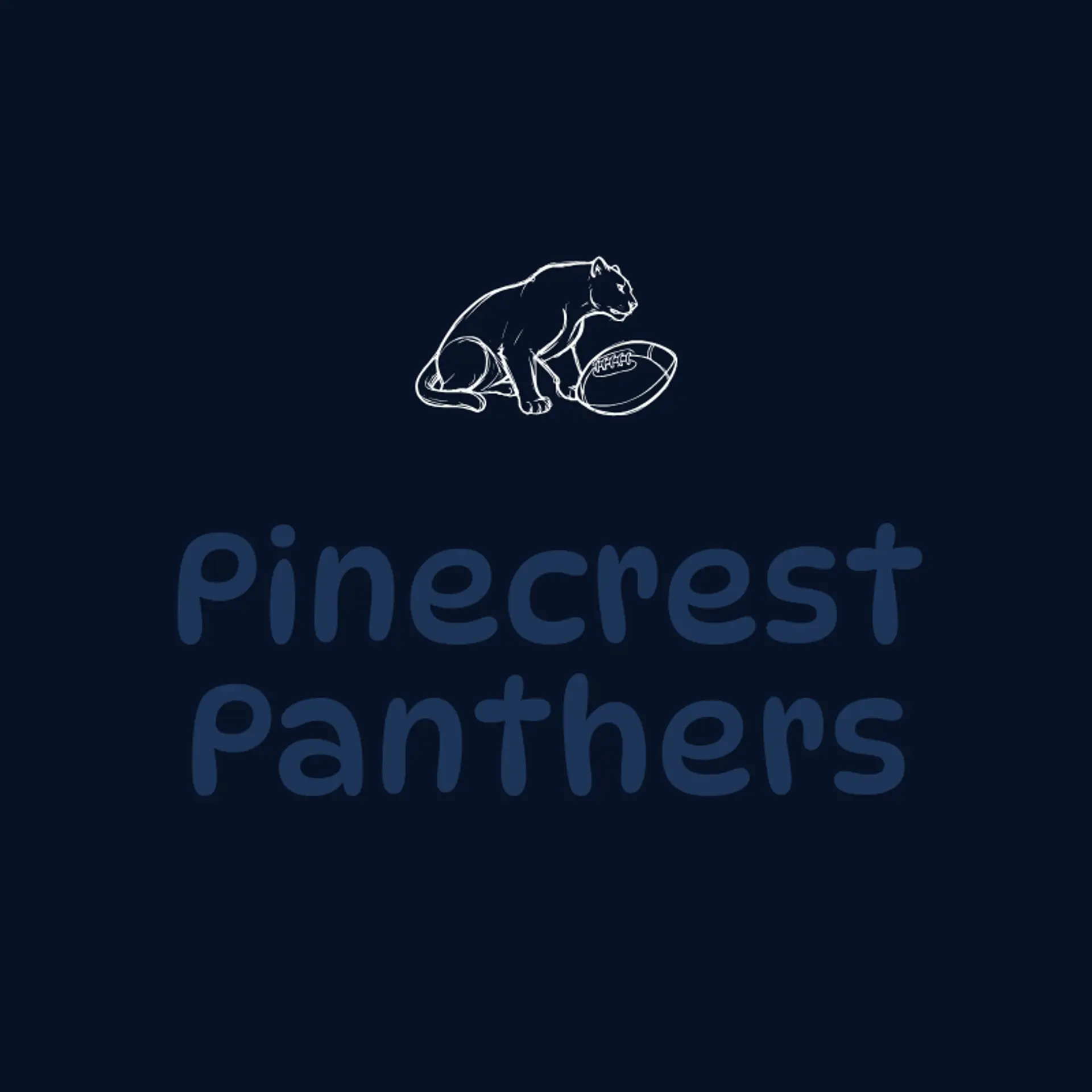 Pinecrest Panthers logo for football team