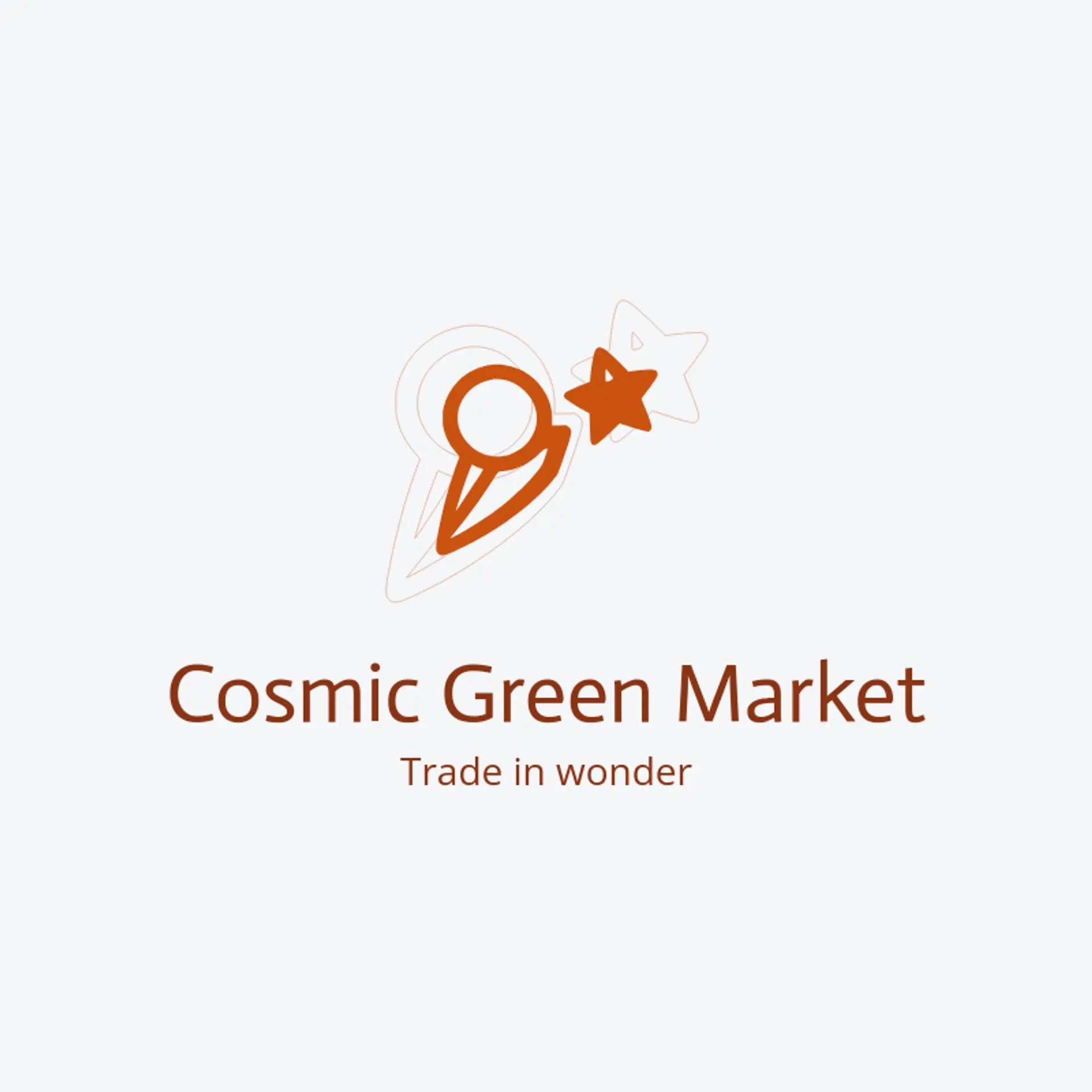 Cosmic Green Market logo for alien