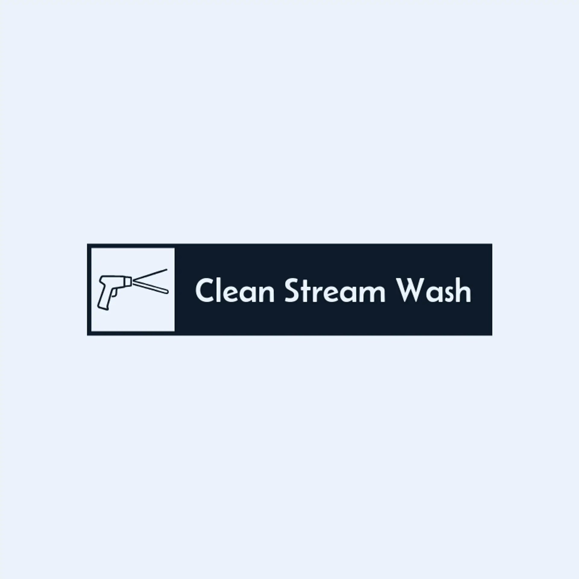 Clean Stream Wash logo for pressure washing