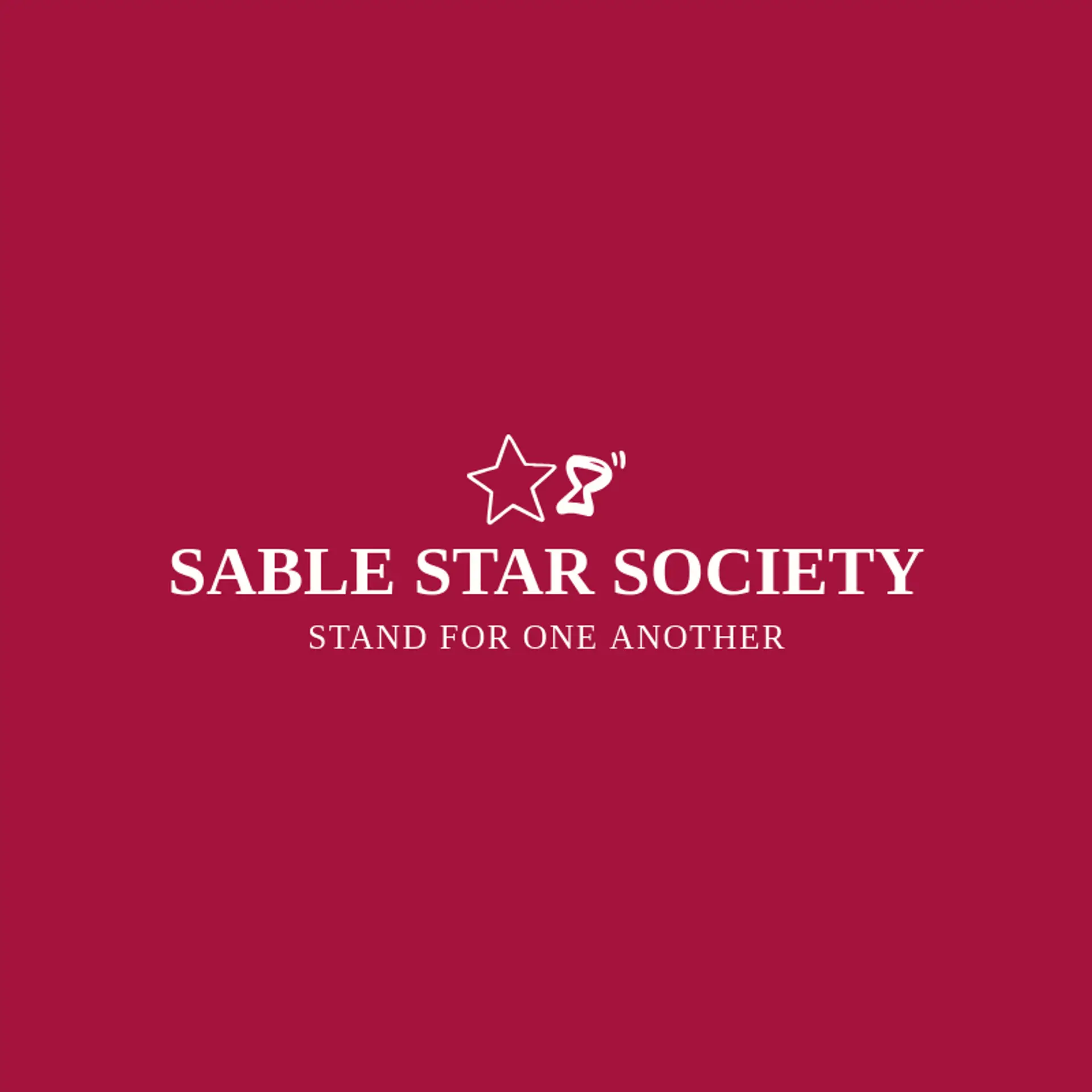 Sable Star Society logo for fraternity