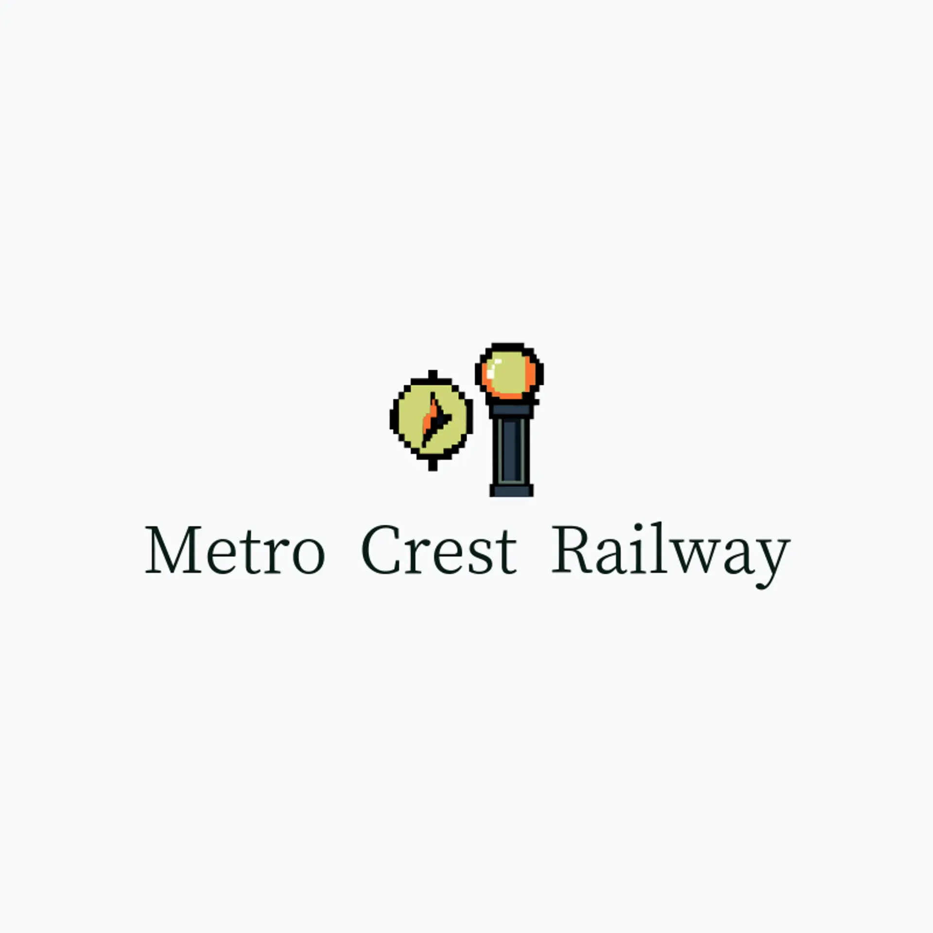 Metro Crest Railway logo for railway