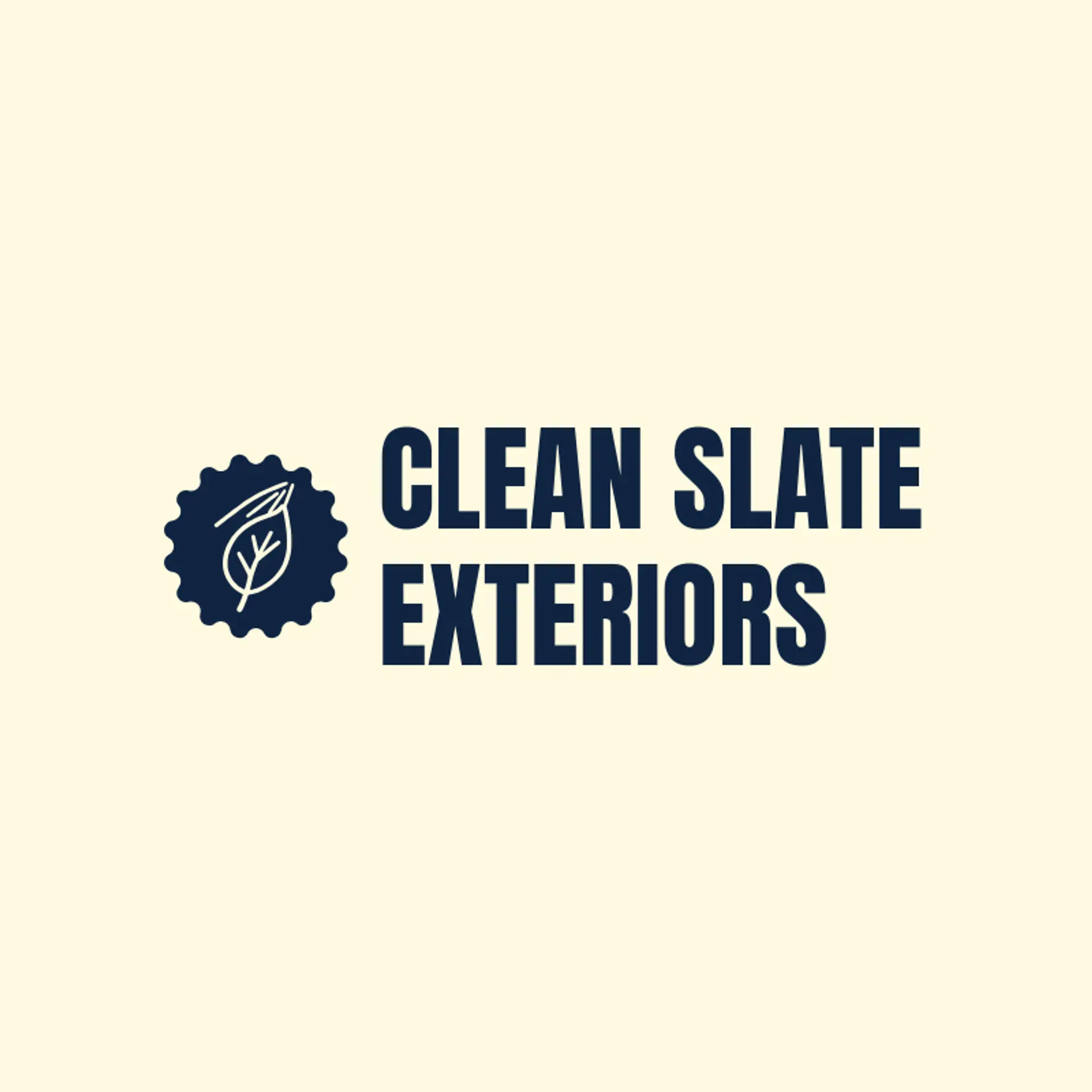 Clean Slate Exteriors logo for pressure wash