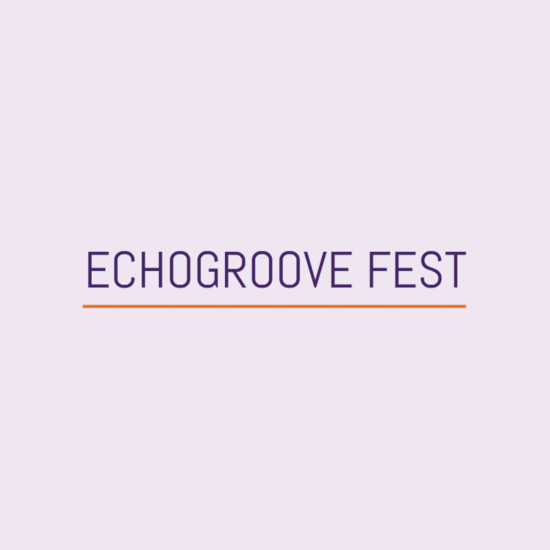EchoWaves Fest logo for music festival