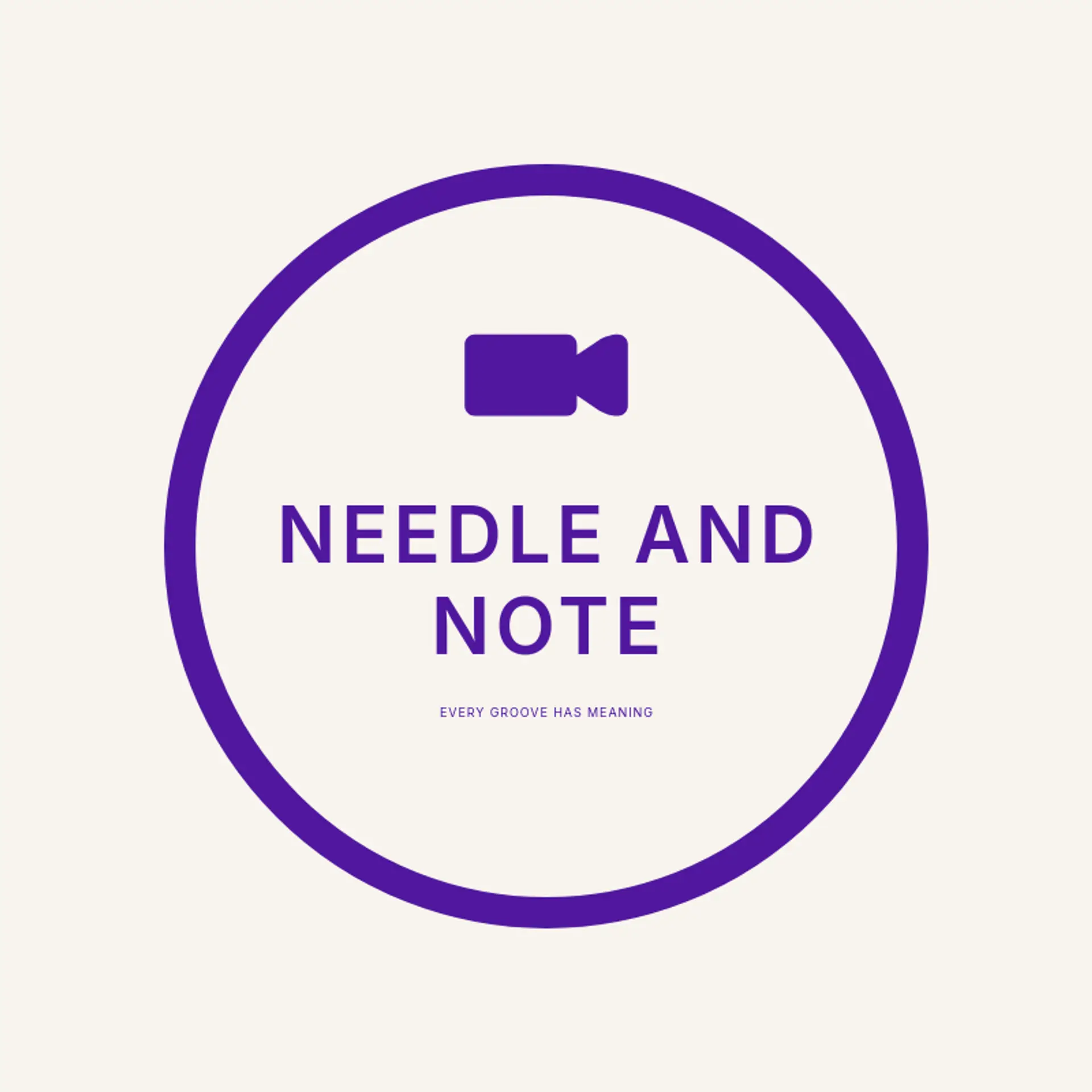 Needle and Note logo for record