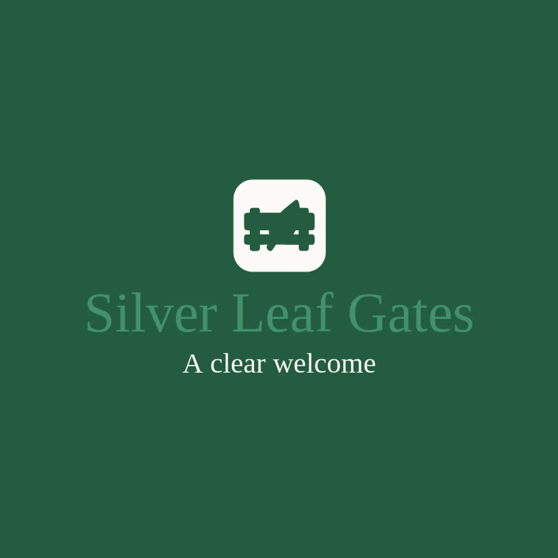 Silver Leaf Gates logo for fence