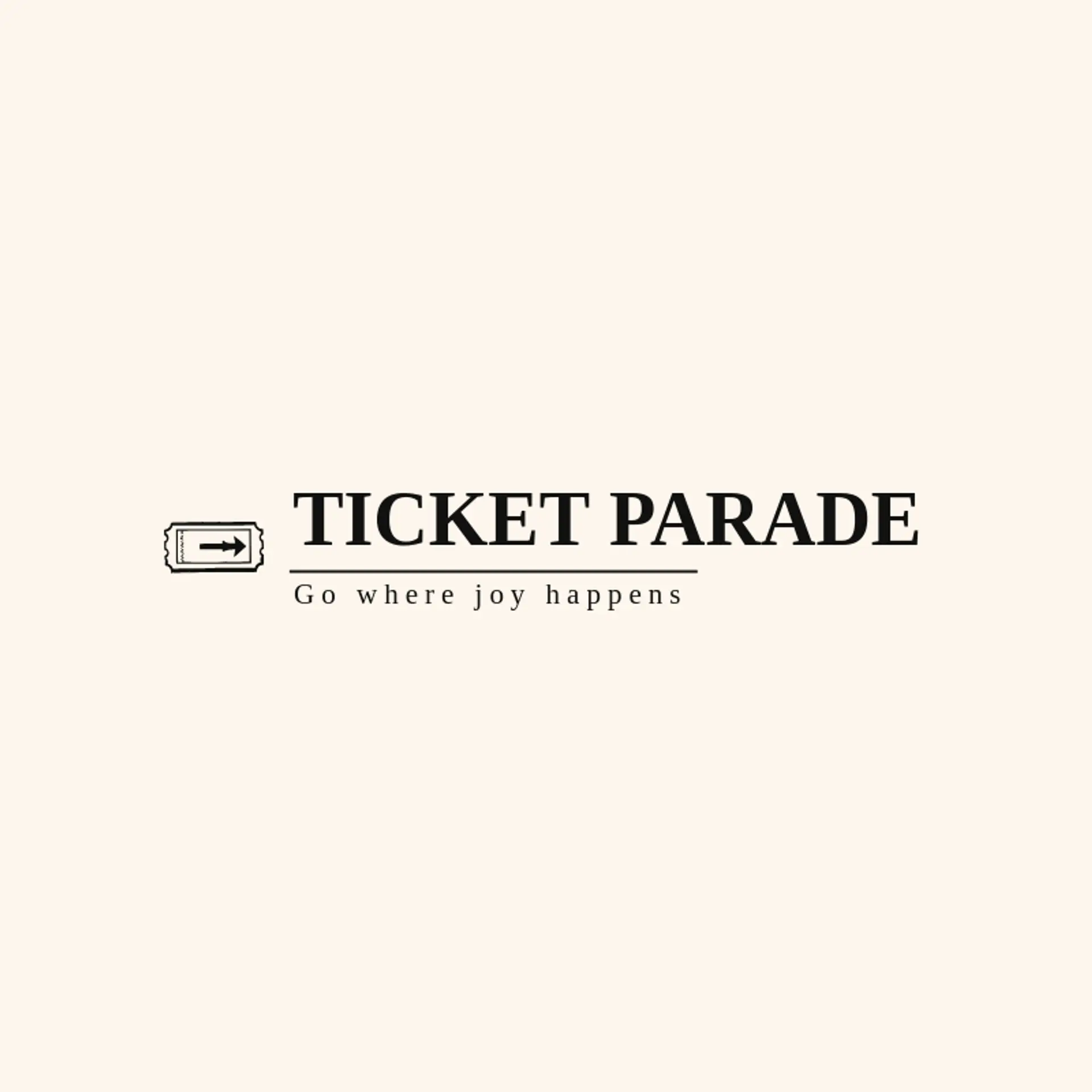 Ticket Parade logo for ticket