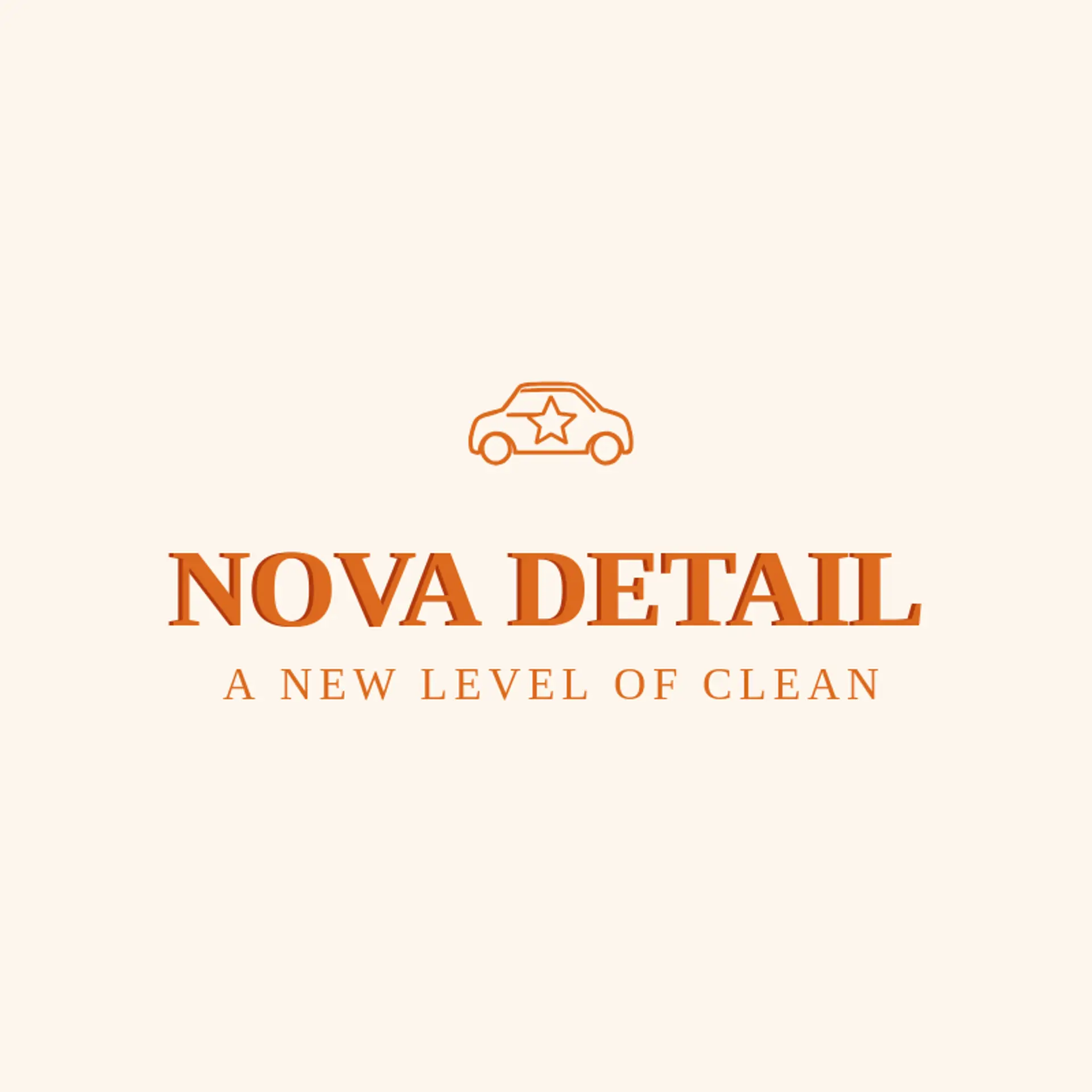 Nova Detail logo for auto detailing