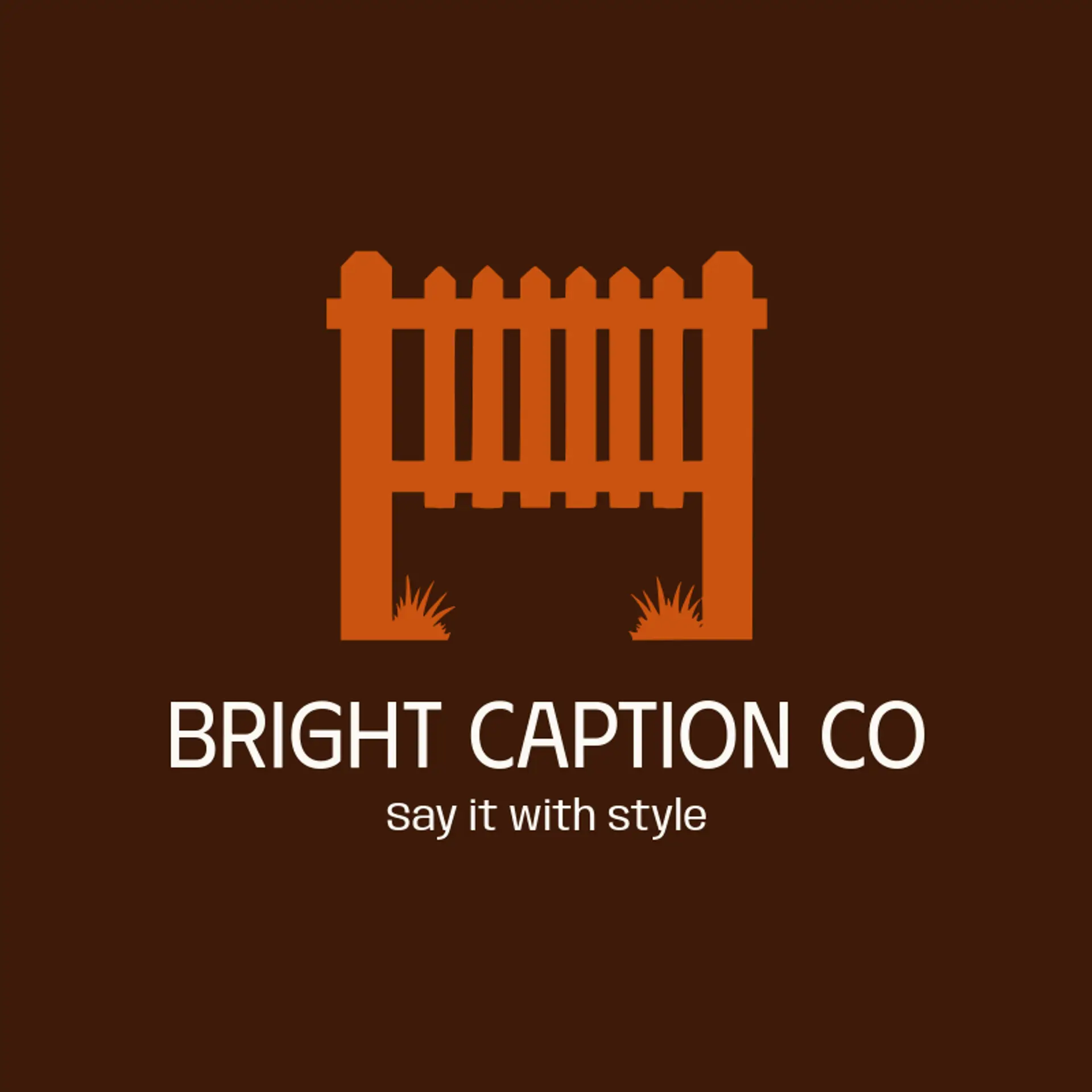 Bright Caption Co logo for post