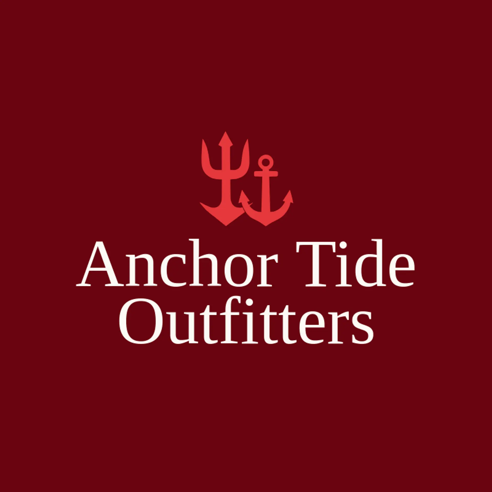 Anchor Tide Outfitters logo for trident