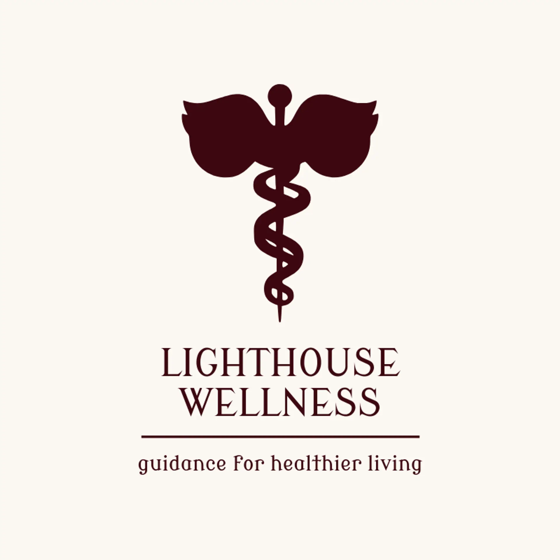 Lighthouse Wellness logo for Caduceus