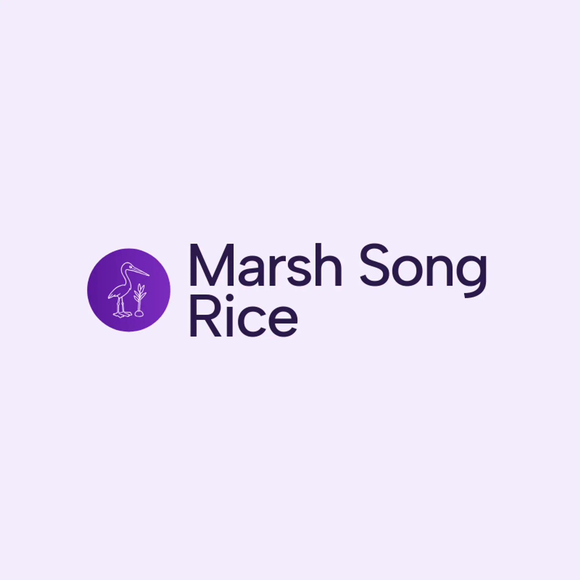 Marsh Song Rice logo for rice