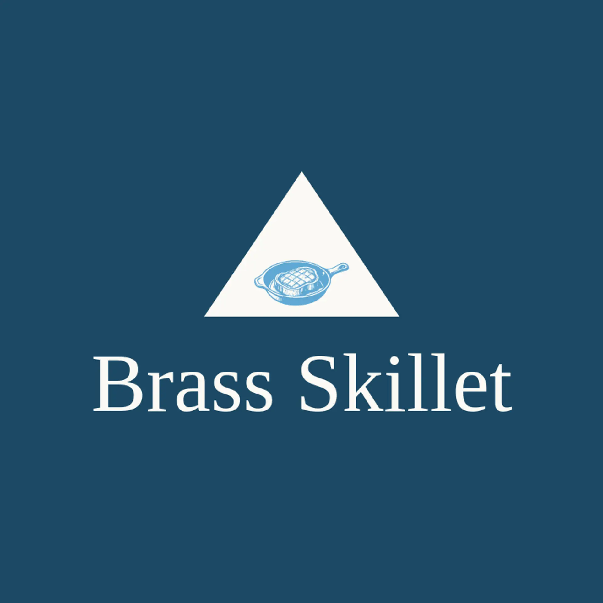 Brass Skillet logo for steakhouse