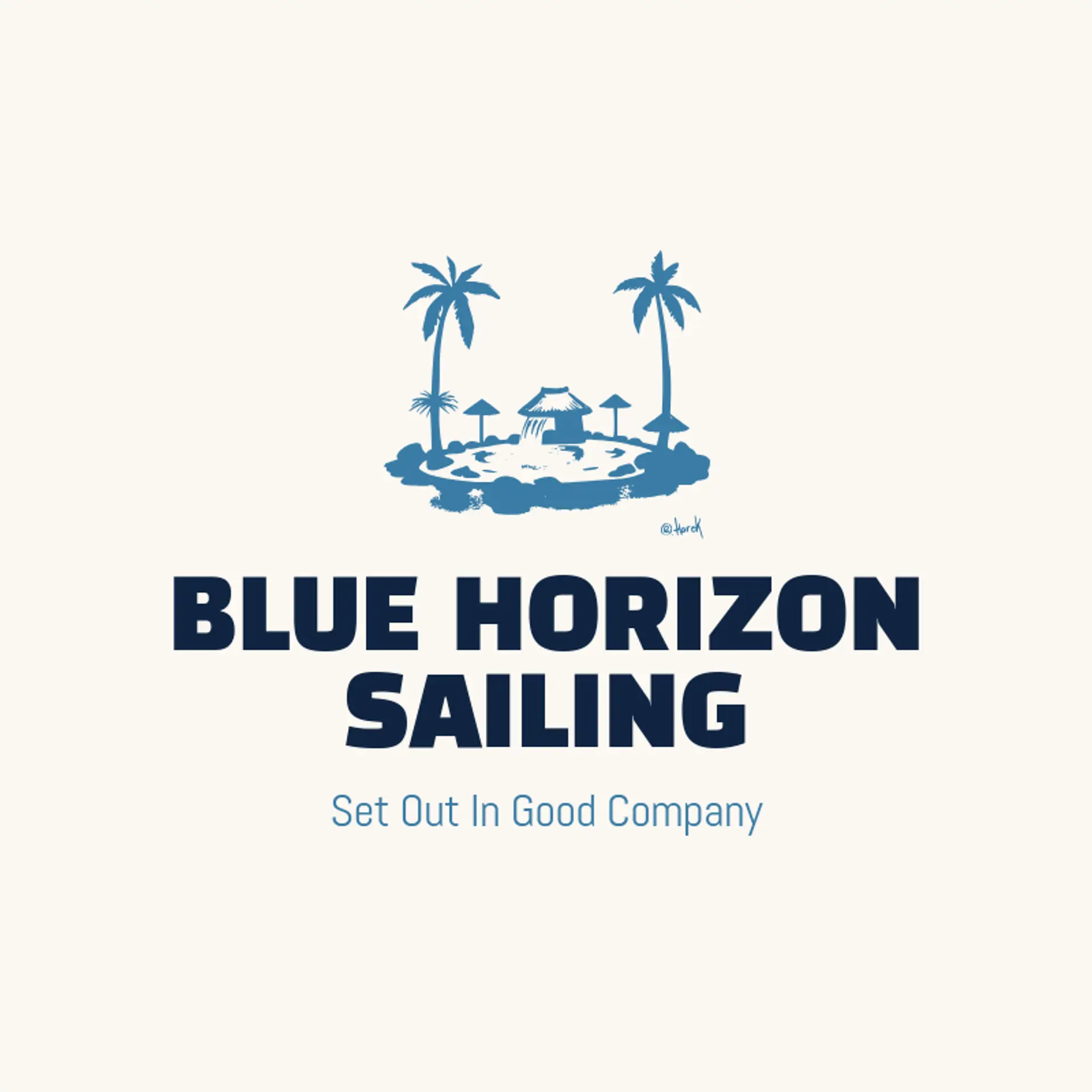 Blue Horizon Sailing logo for lagoon