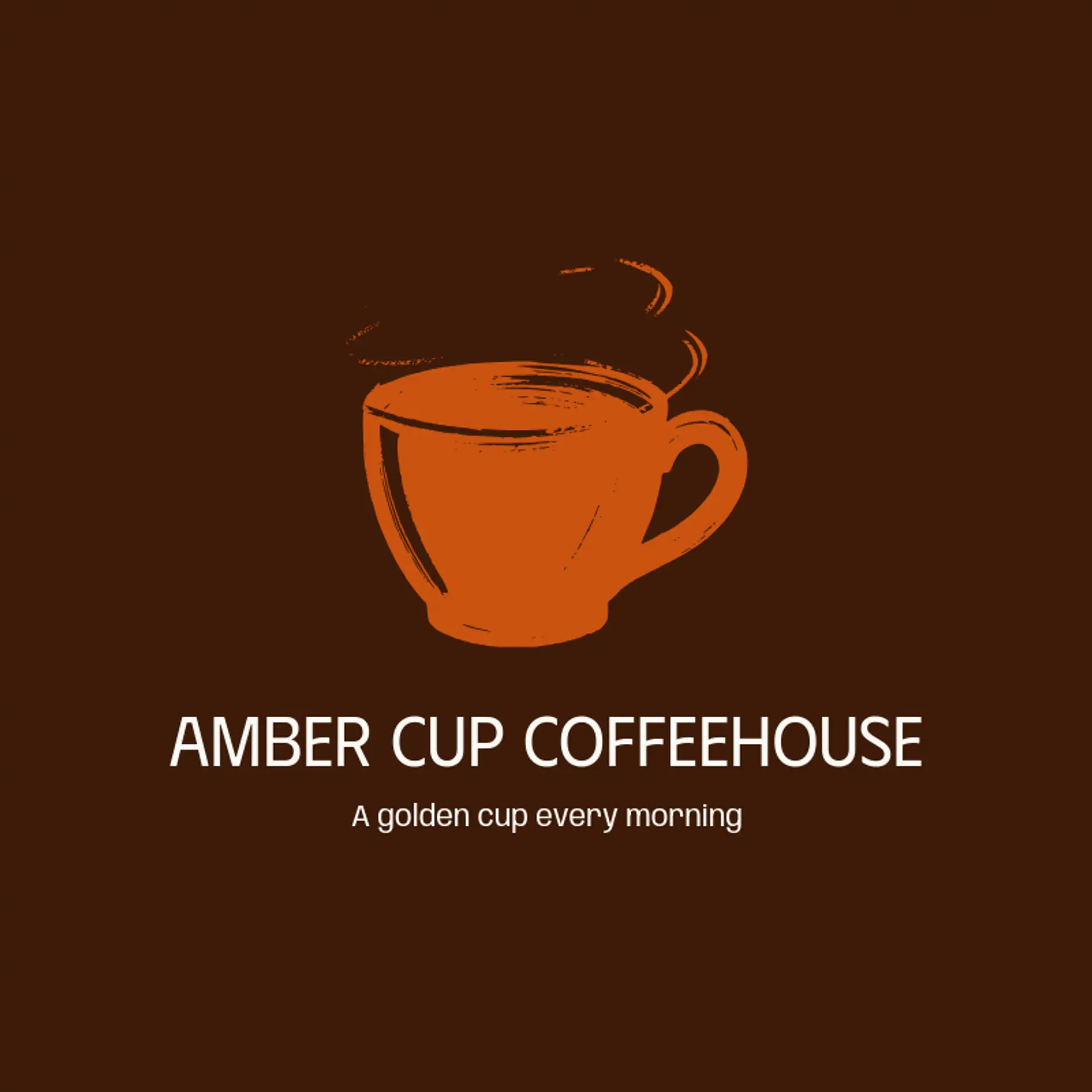 Amber Cup Coffeehouse logo for coffee