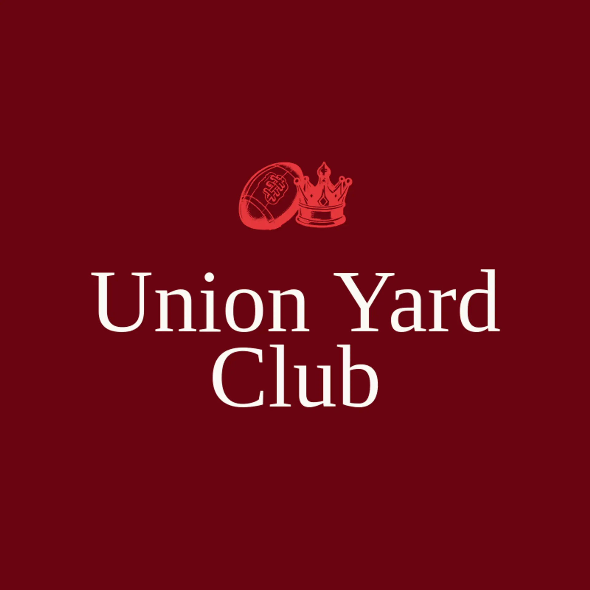 Union Yard Club logo for american football