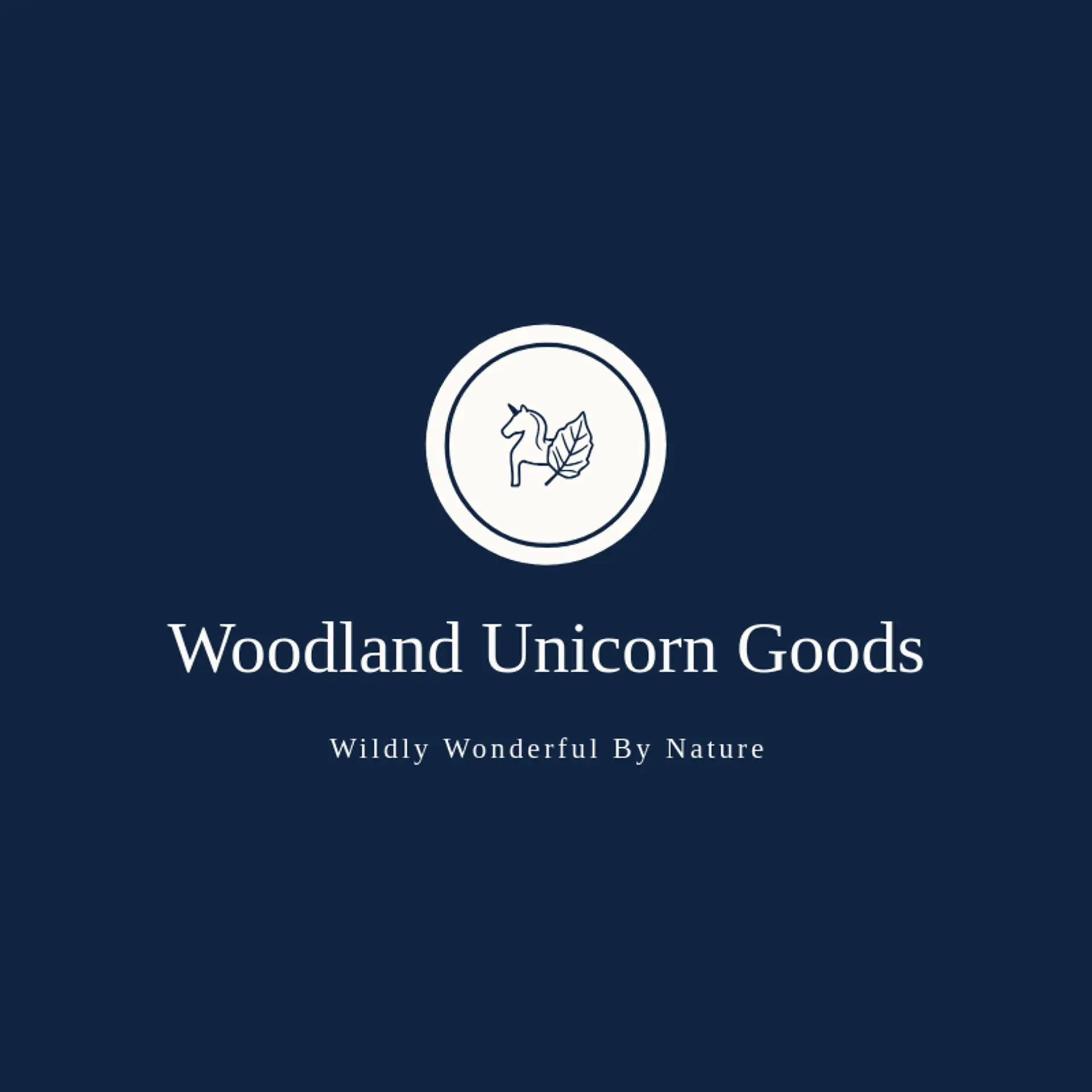 Woodland Unicorn Goods logo for unicorn