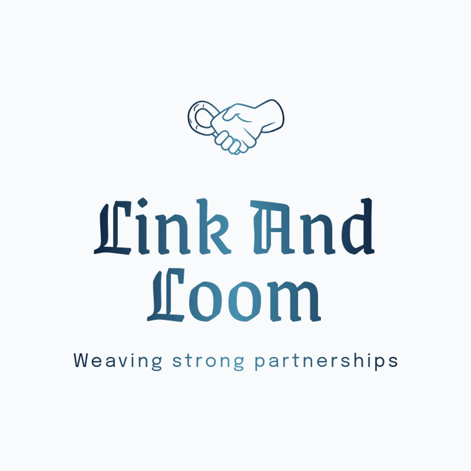 Link and Loom logo for handshake