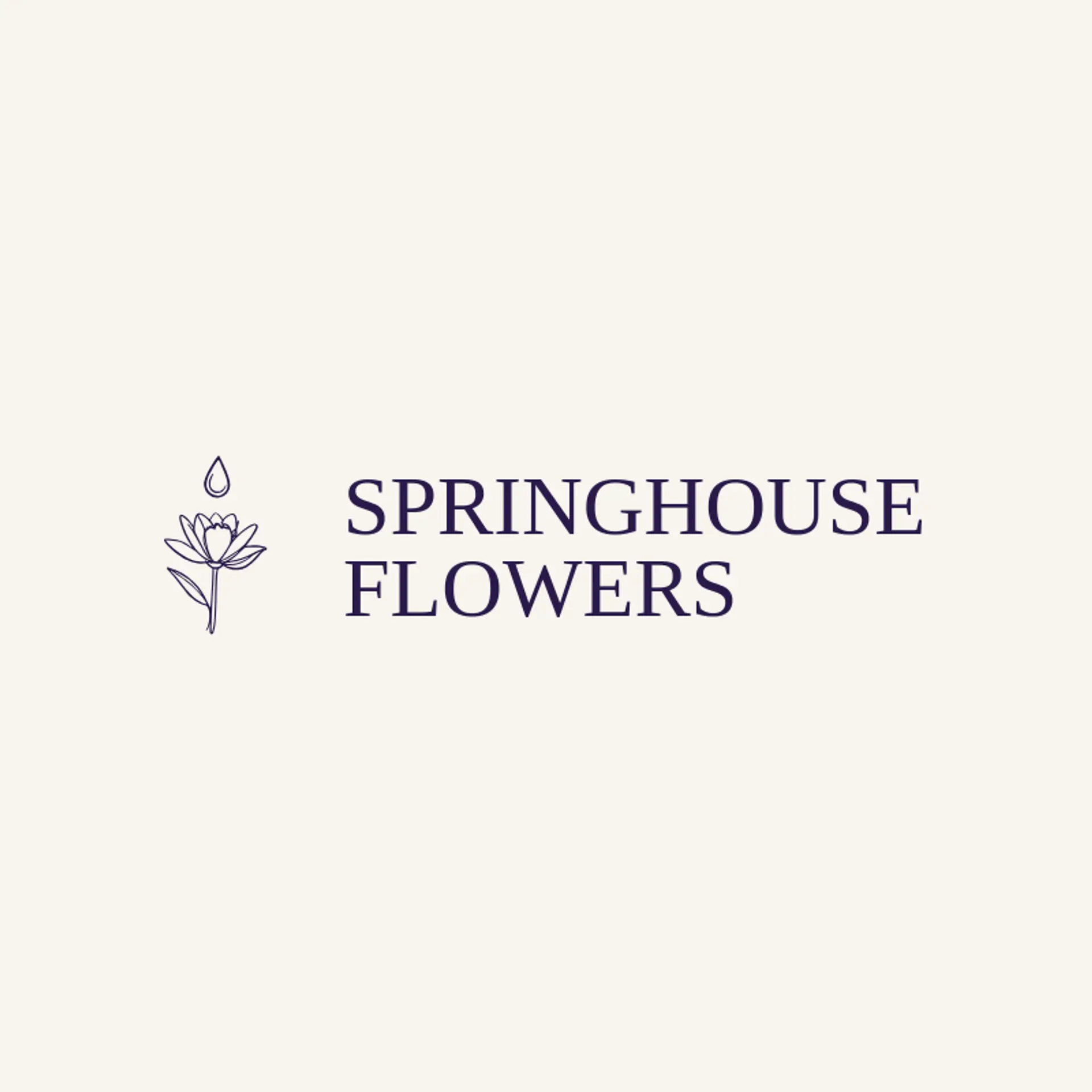 Springhouse Flowers logo for blossom