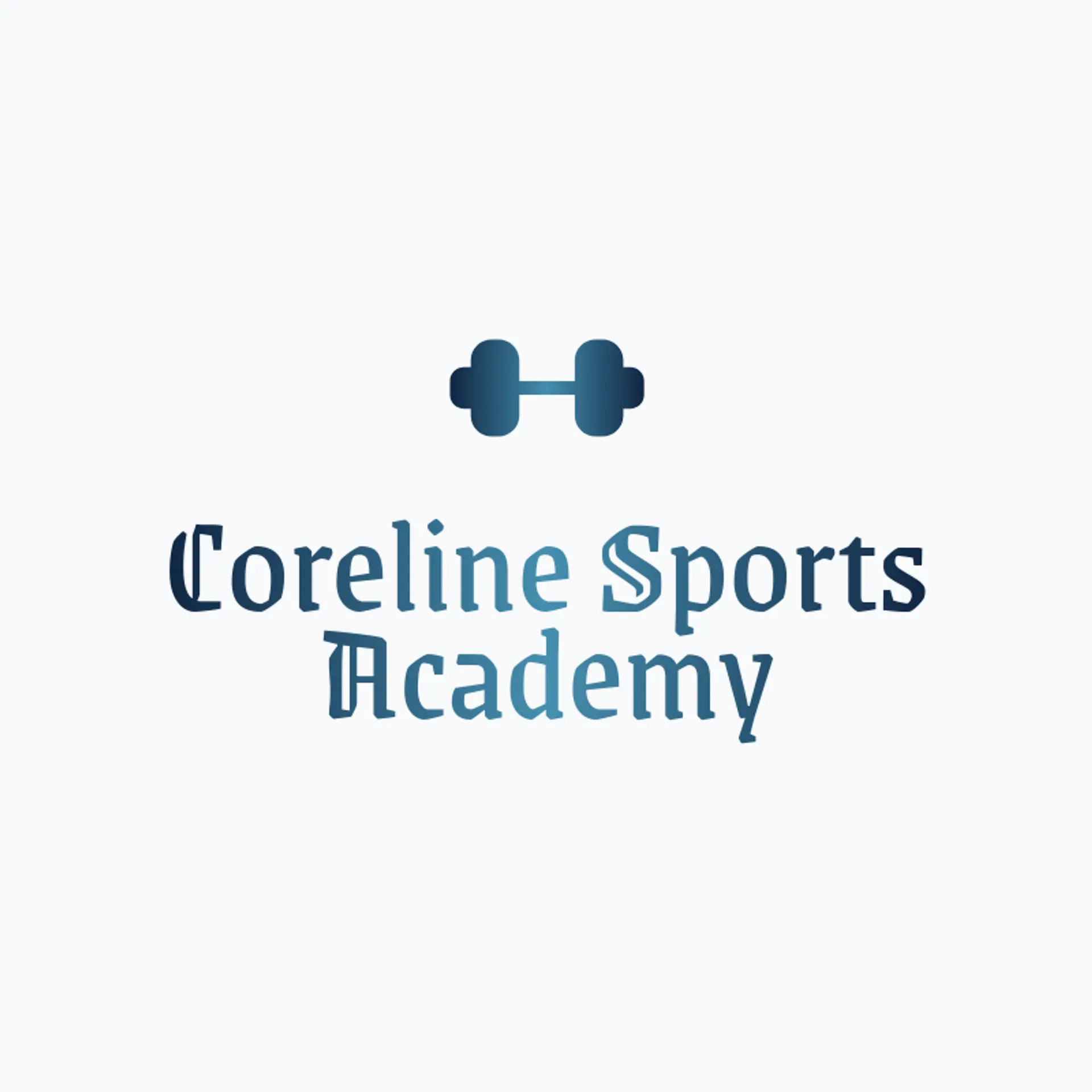 Coreline Sports Academy logo for sports center