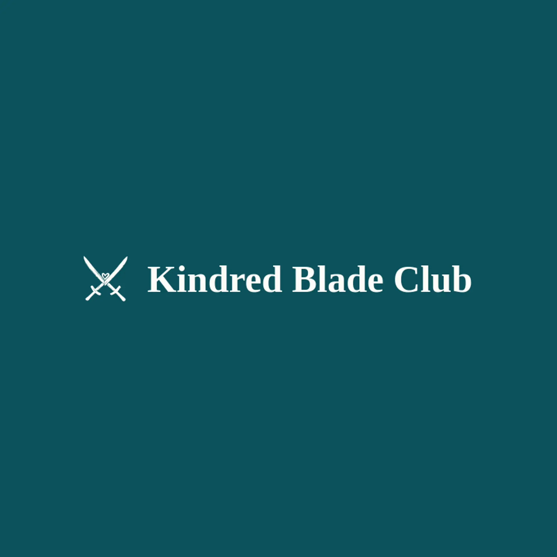 Kindred Blade Club logo for fencing