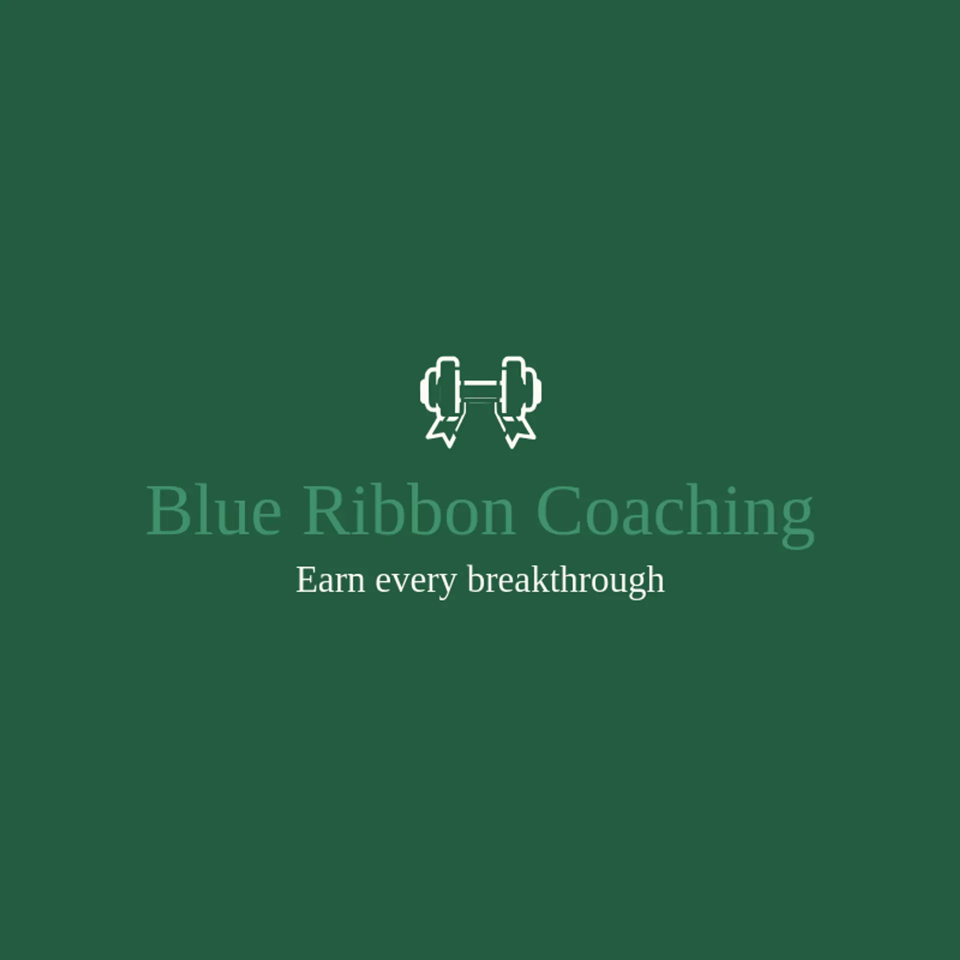 Blue Ribbon Coaching logo for training