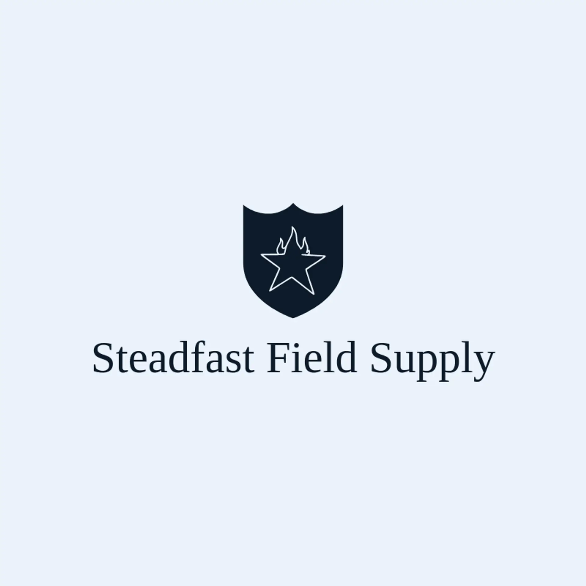 Steadfast Field Supply logo for army