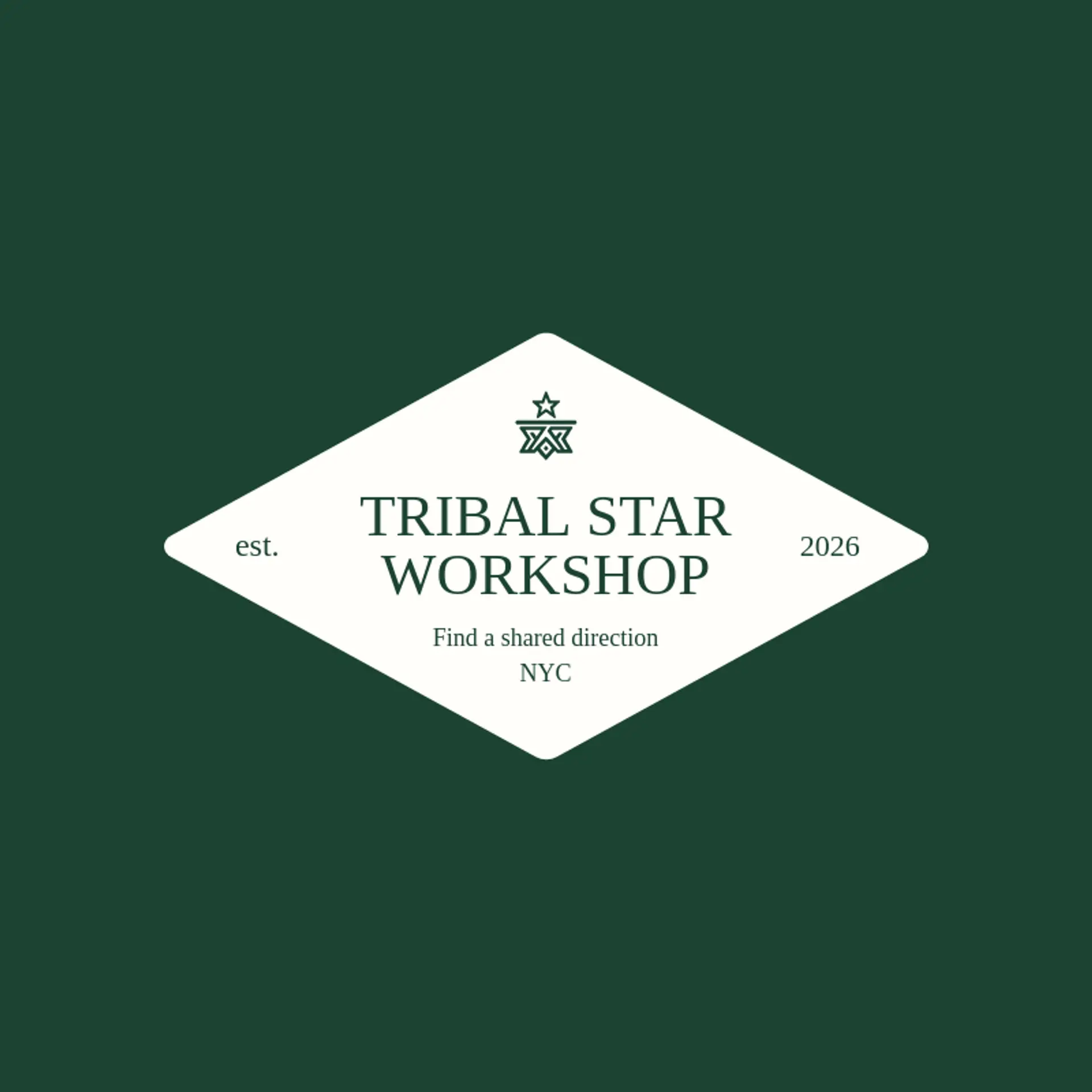 Tribal Star Workshop logo for tribal