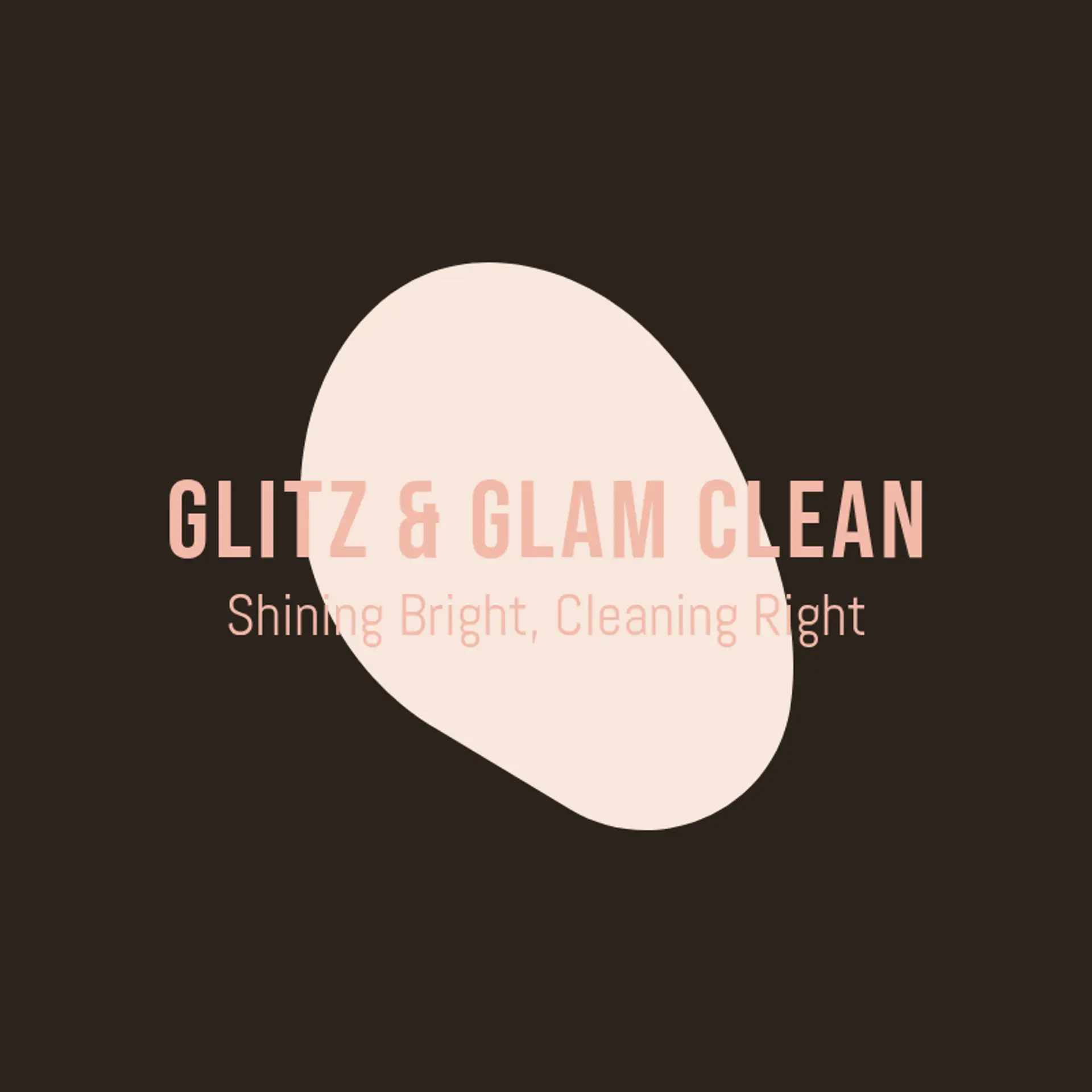 Glitz & Glam Clean logo for cleaning
