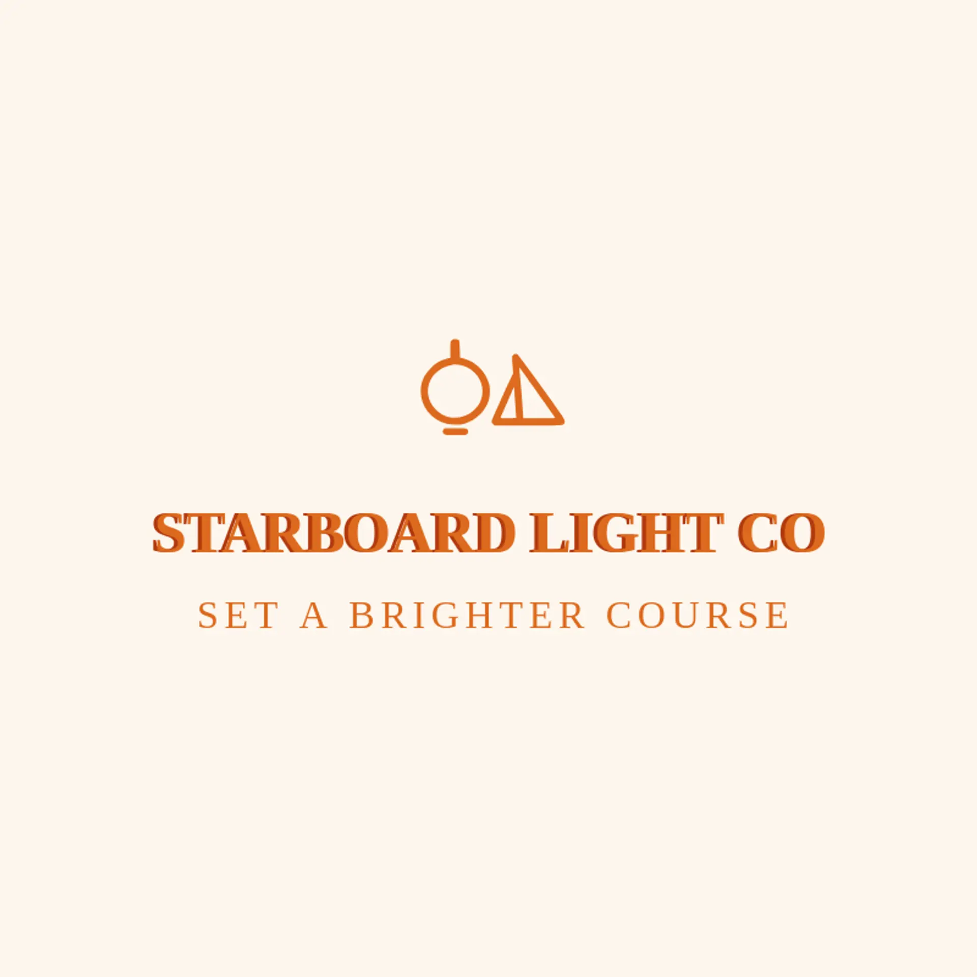 Starboard Light Co logo for flare
