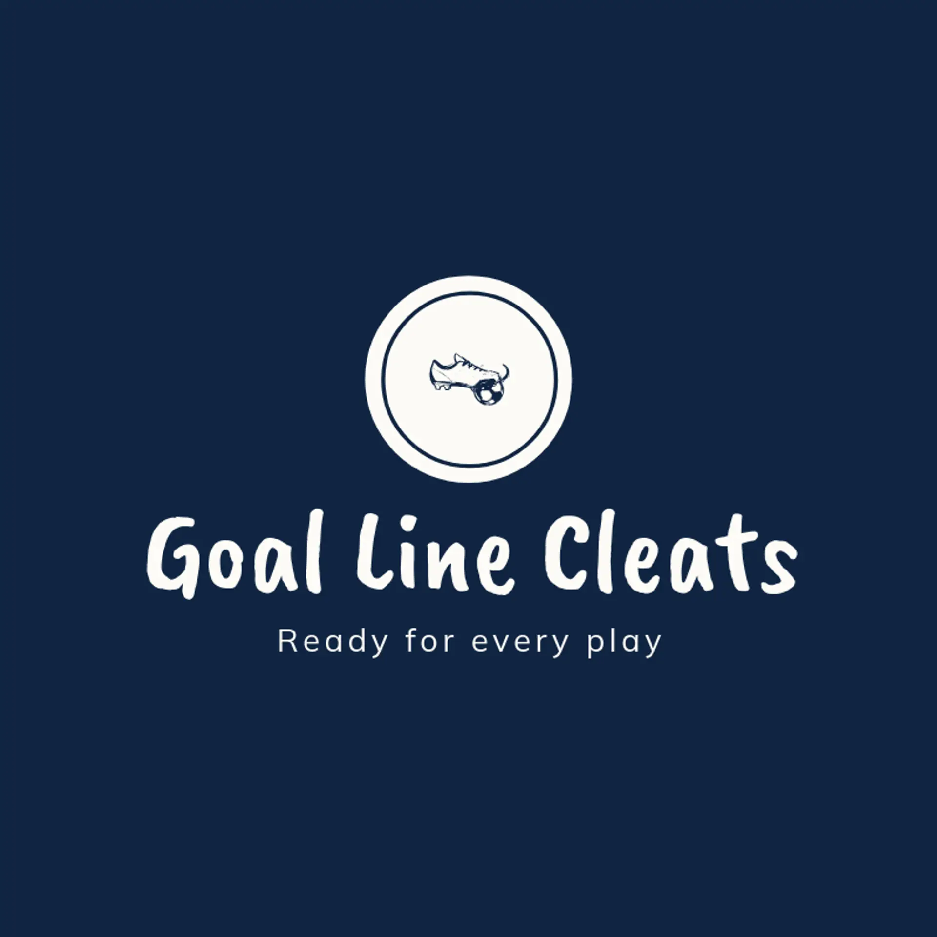 Goal Line Cleats logo for shoes