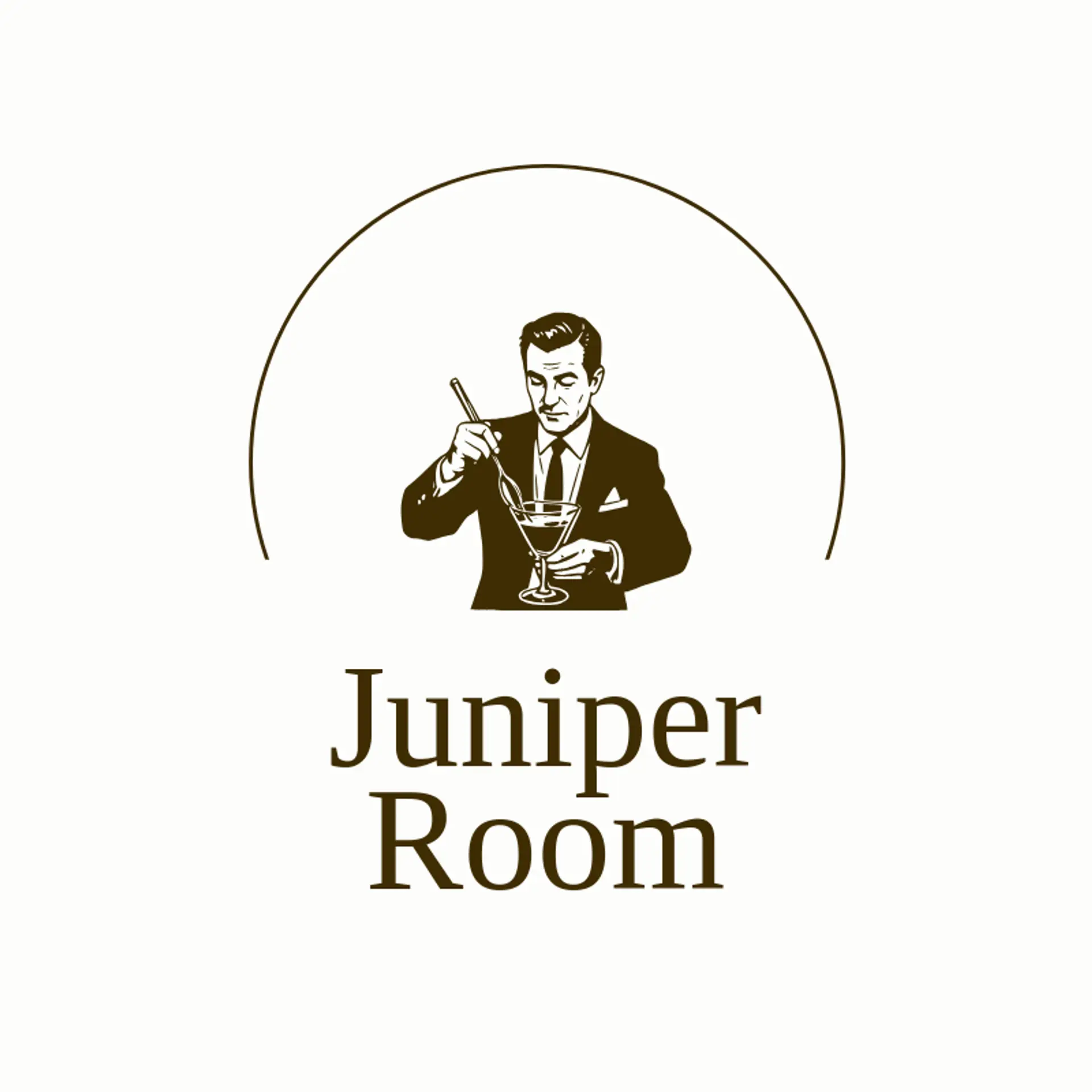 Juniper Room logo for bartender