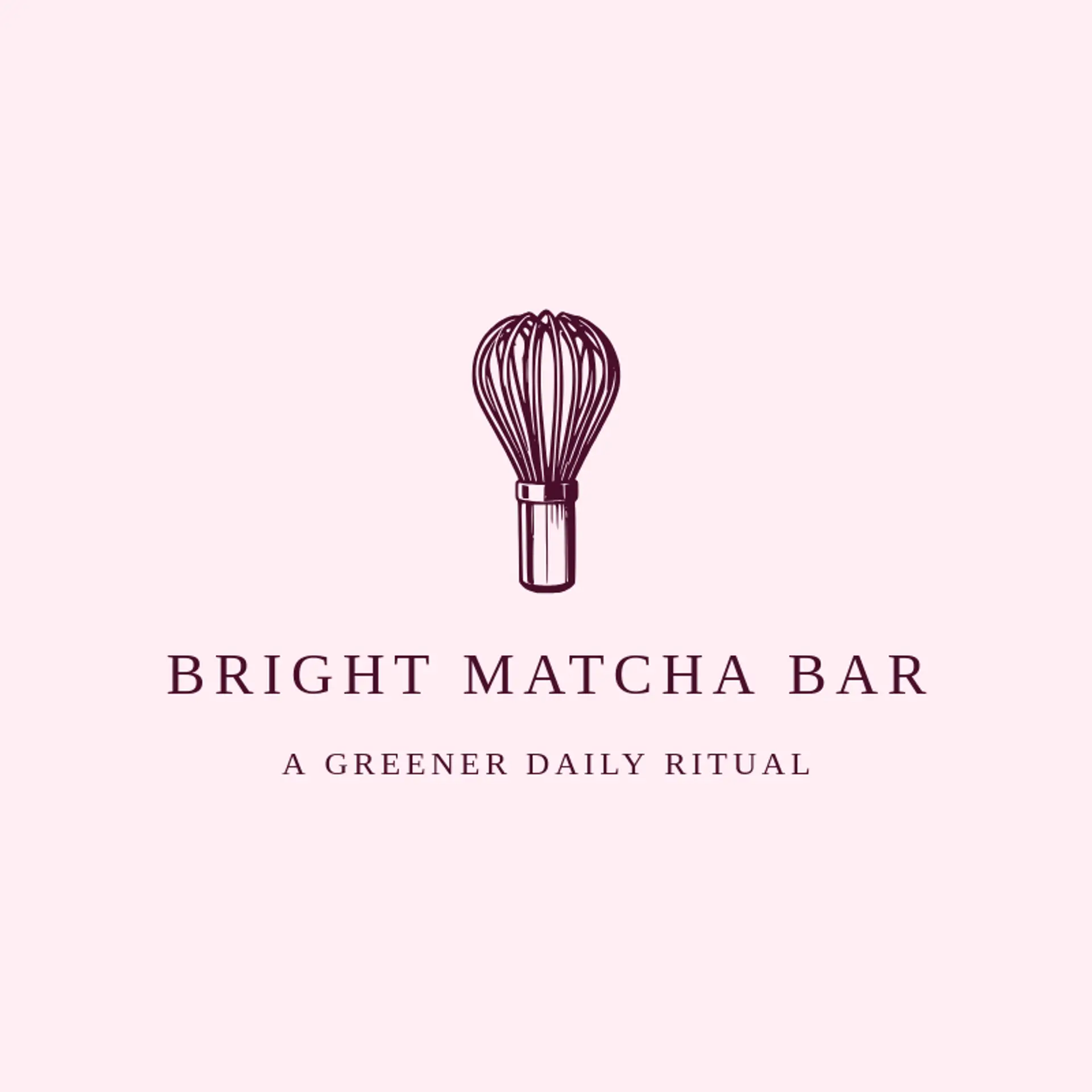 Bright Matcha Bar logo for matcha