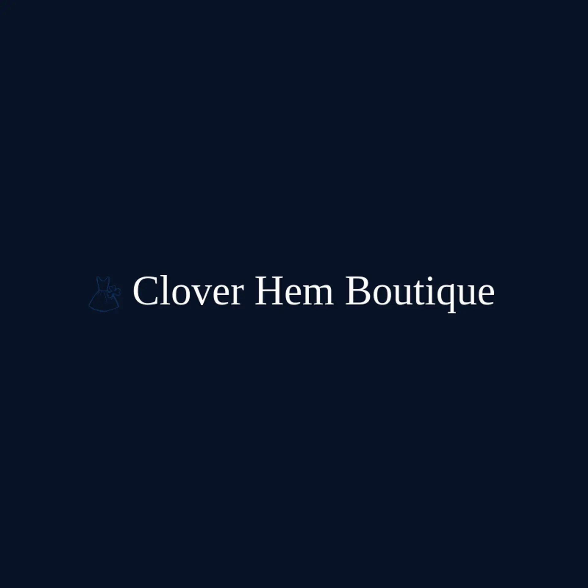 Clover Hem Boutique logo for dress