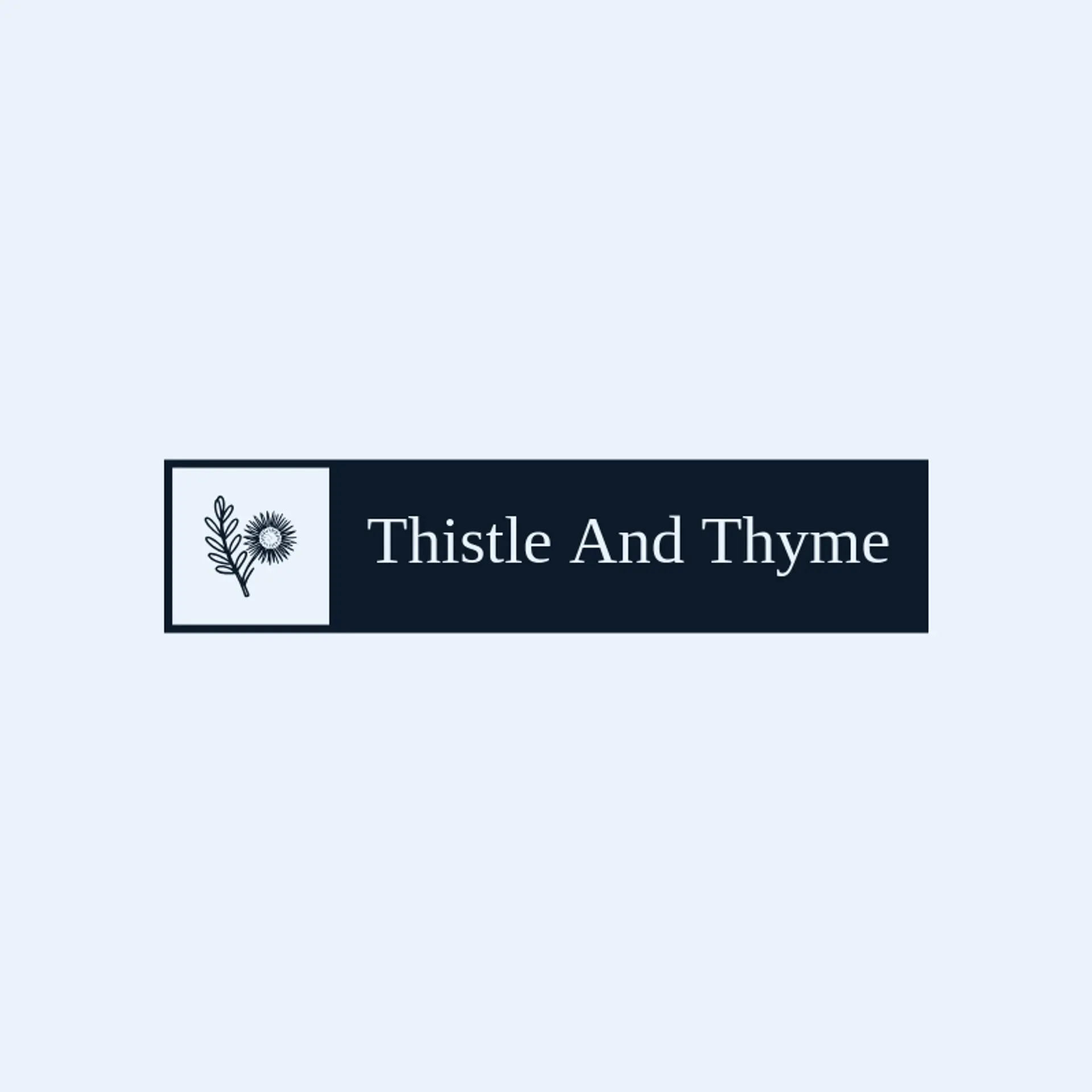 Thistle and Thyme logo for natural