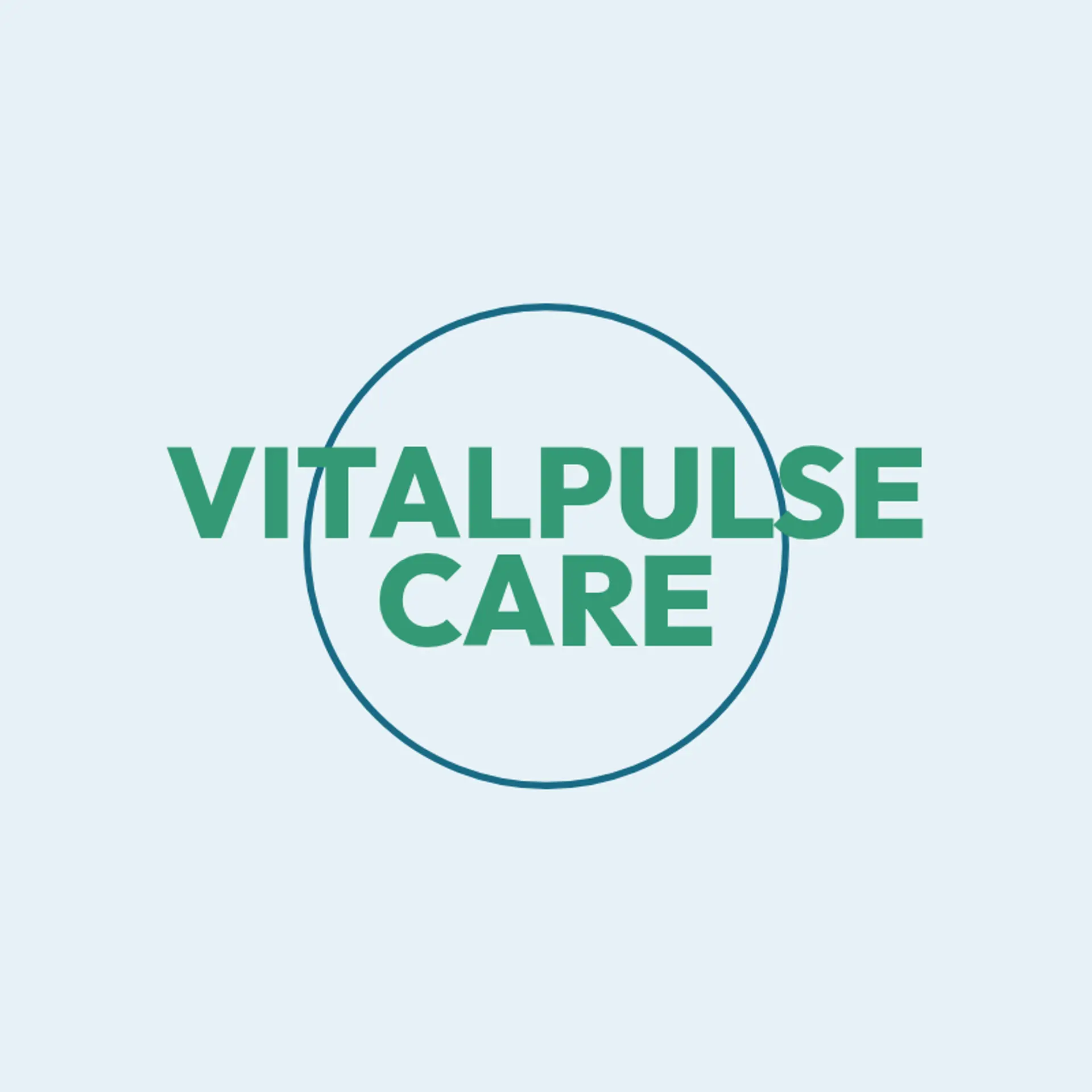 VitalNest Healthcare logo for healthcare