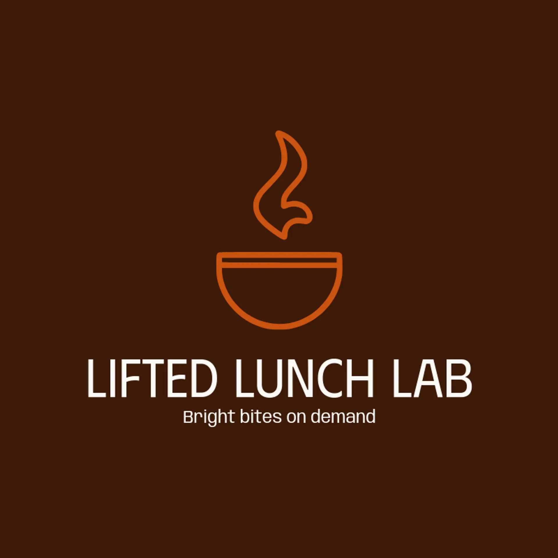 Lifted Lunch Lab logo for cloud kitchen