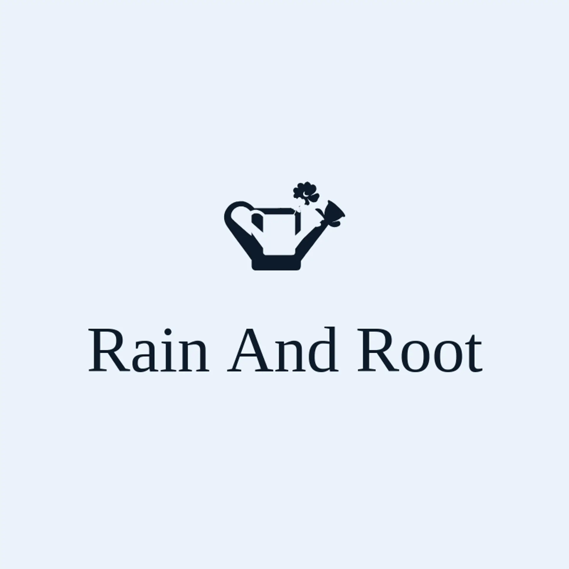 Rain And Root logo for landscape