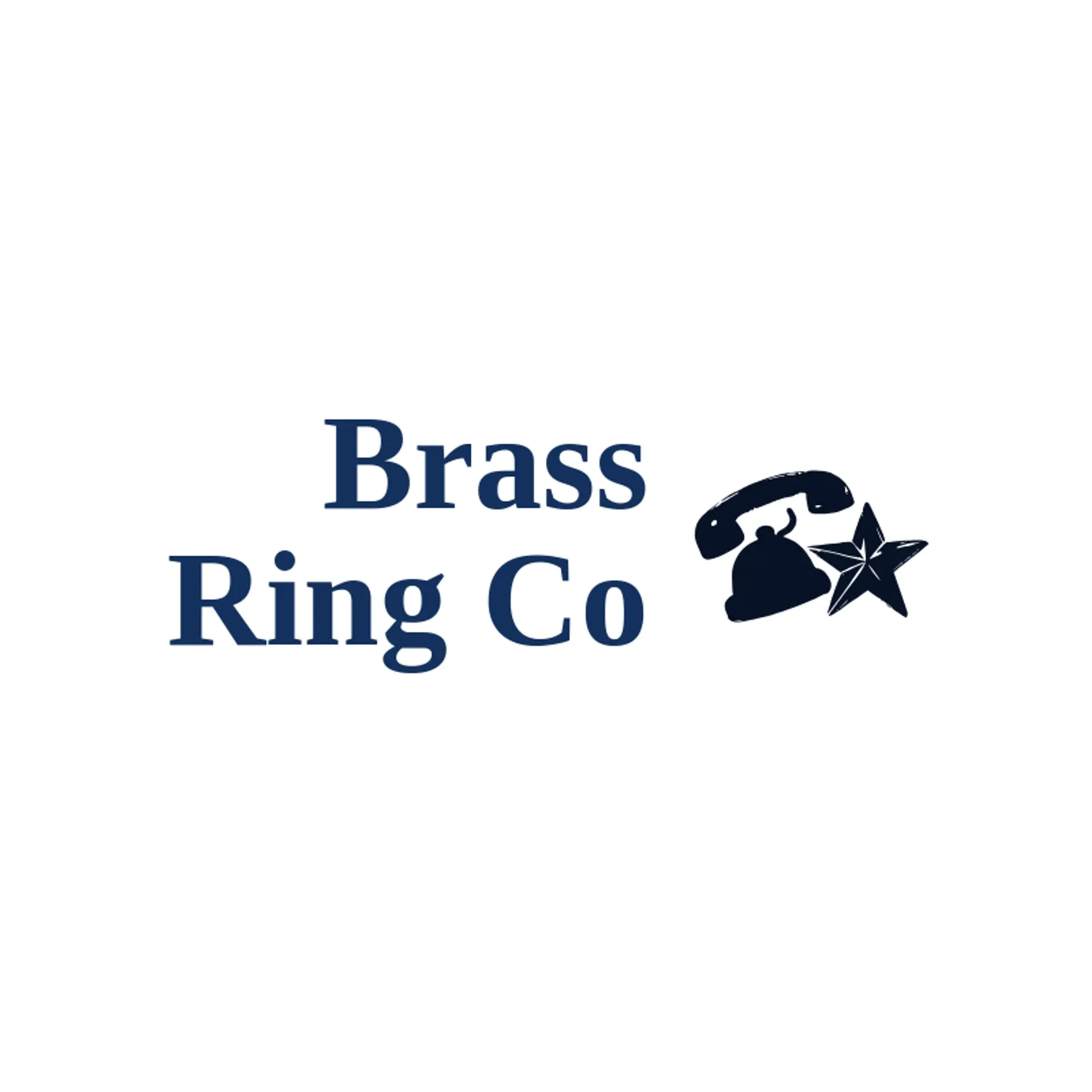Brass Ring Co logo for telephone