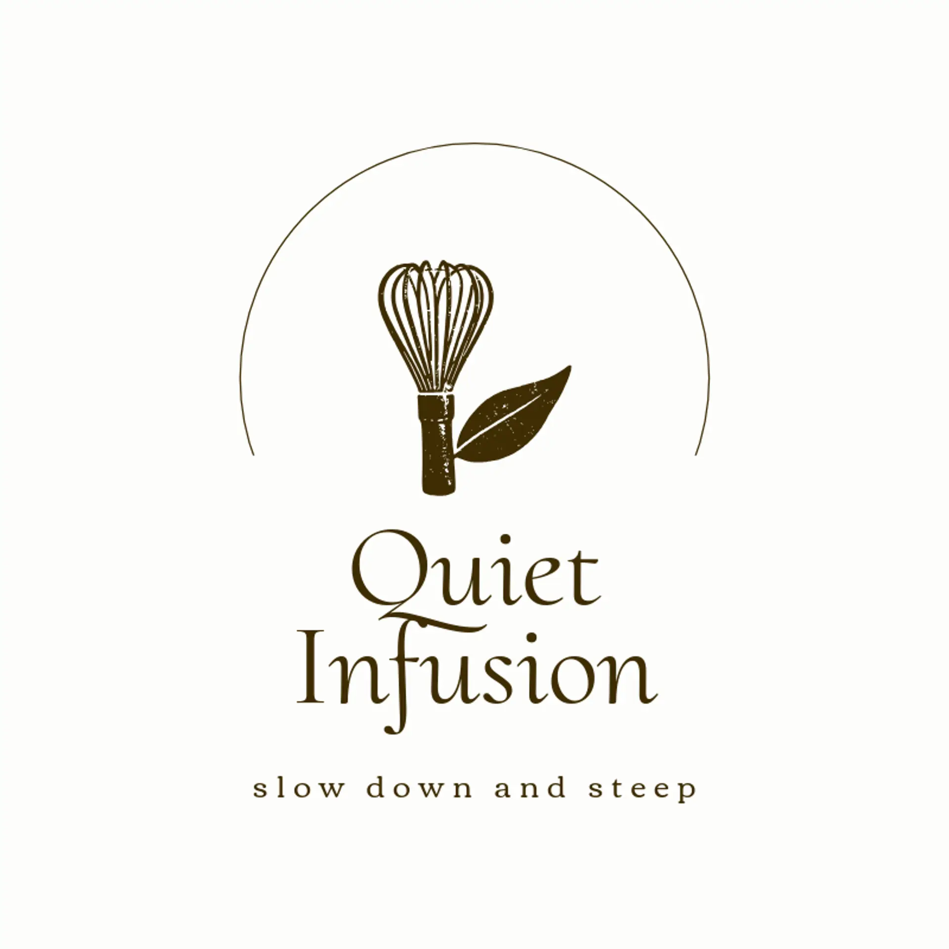 Quiet Infusion logo for tea