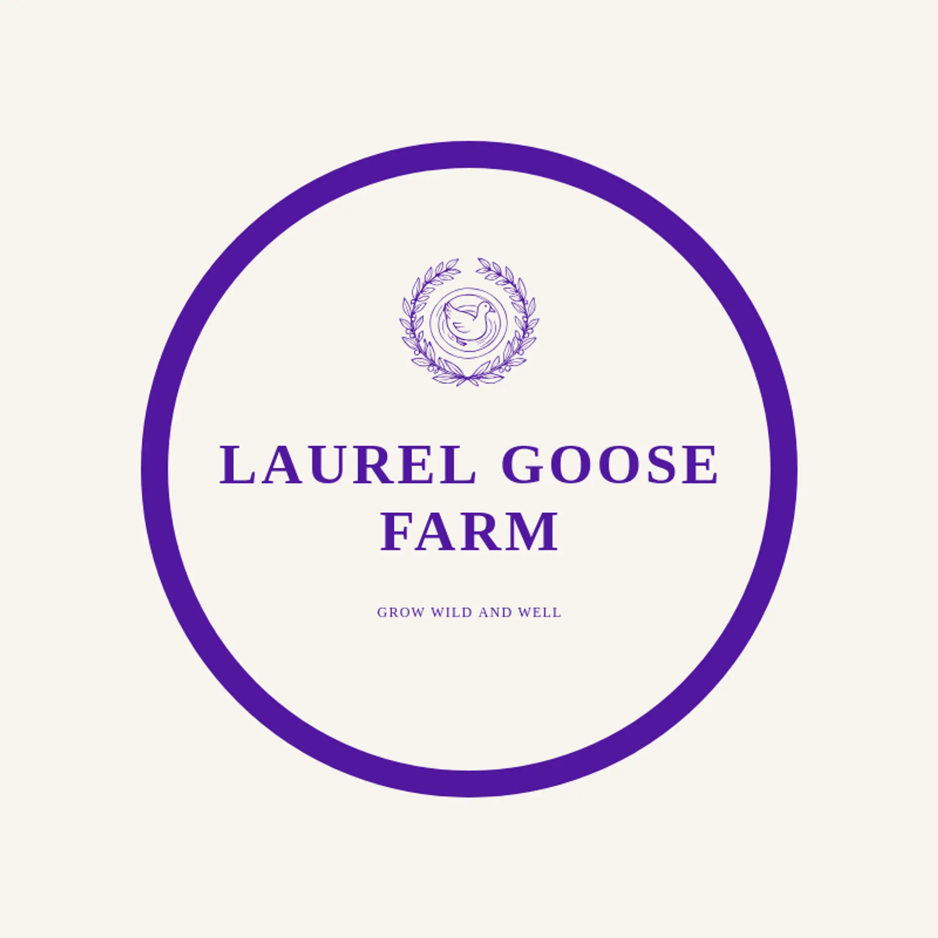 Laurel Goose Farm logo for goose
