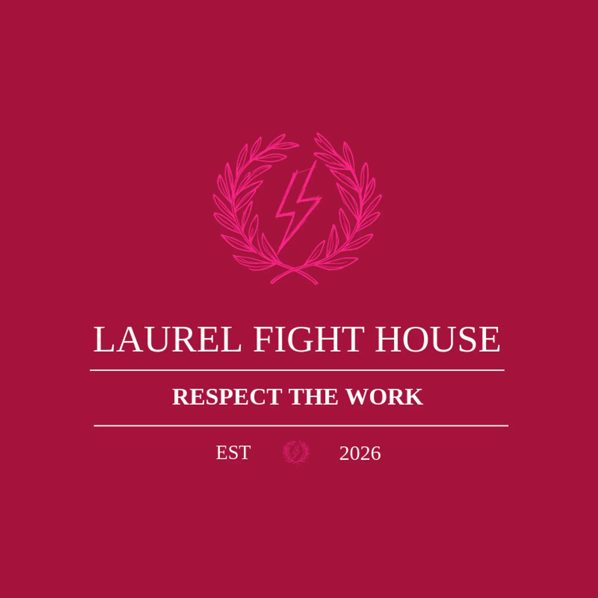 Laurel Fight House logo for boxing
