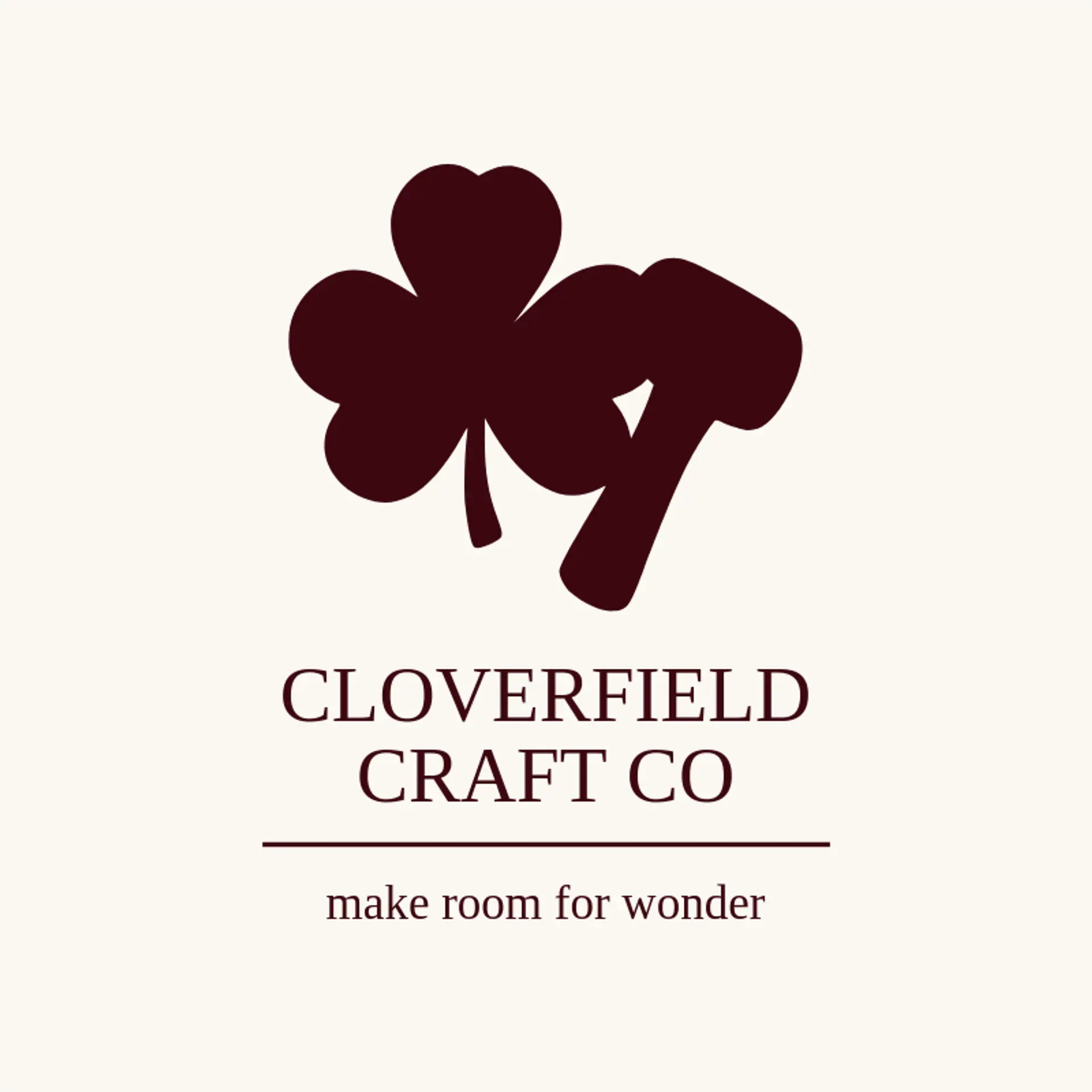 Cloverfield Craft Co logo for artisan