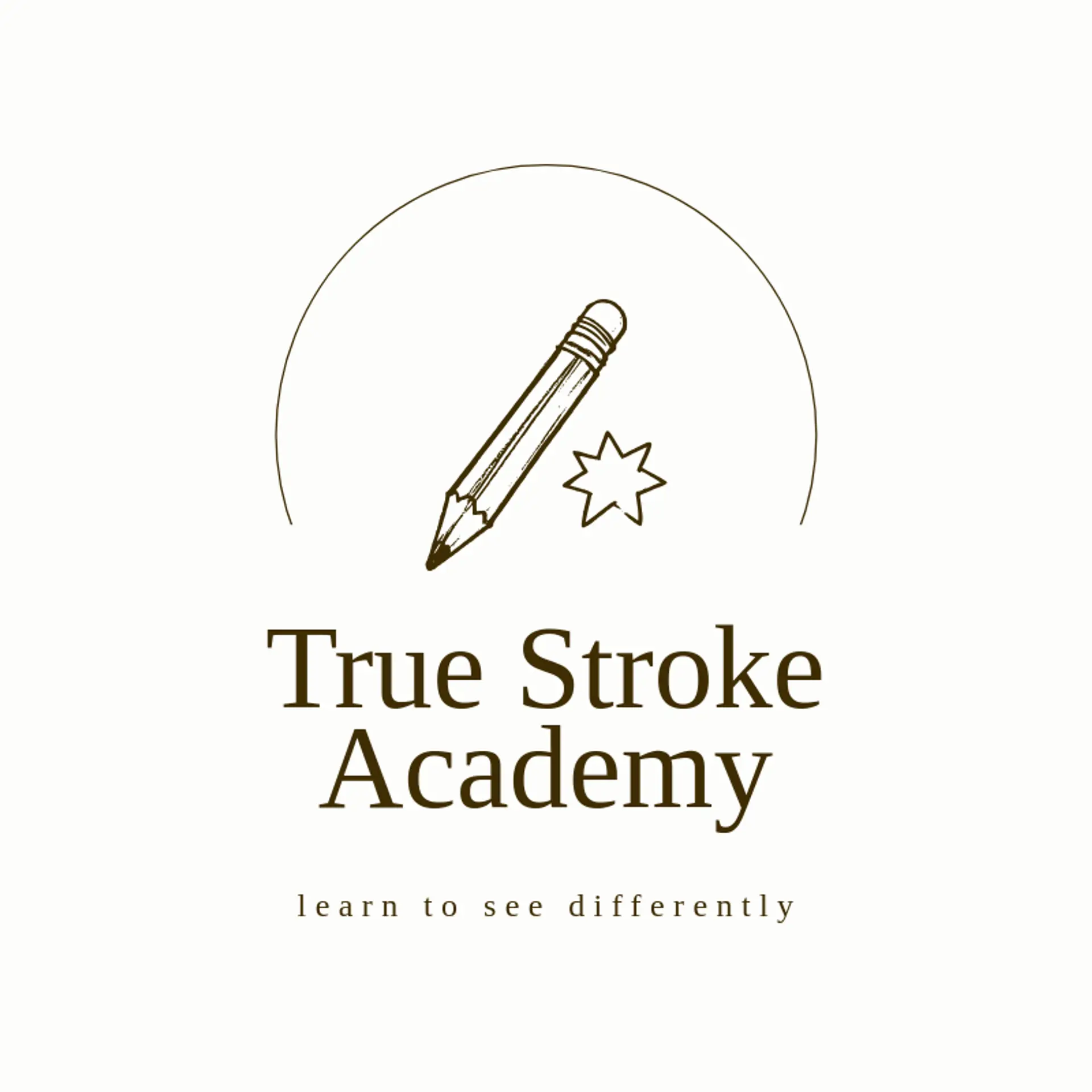 True Stroke Academy logo for drawing