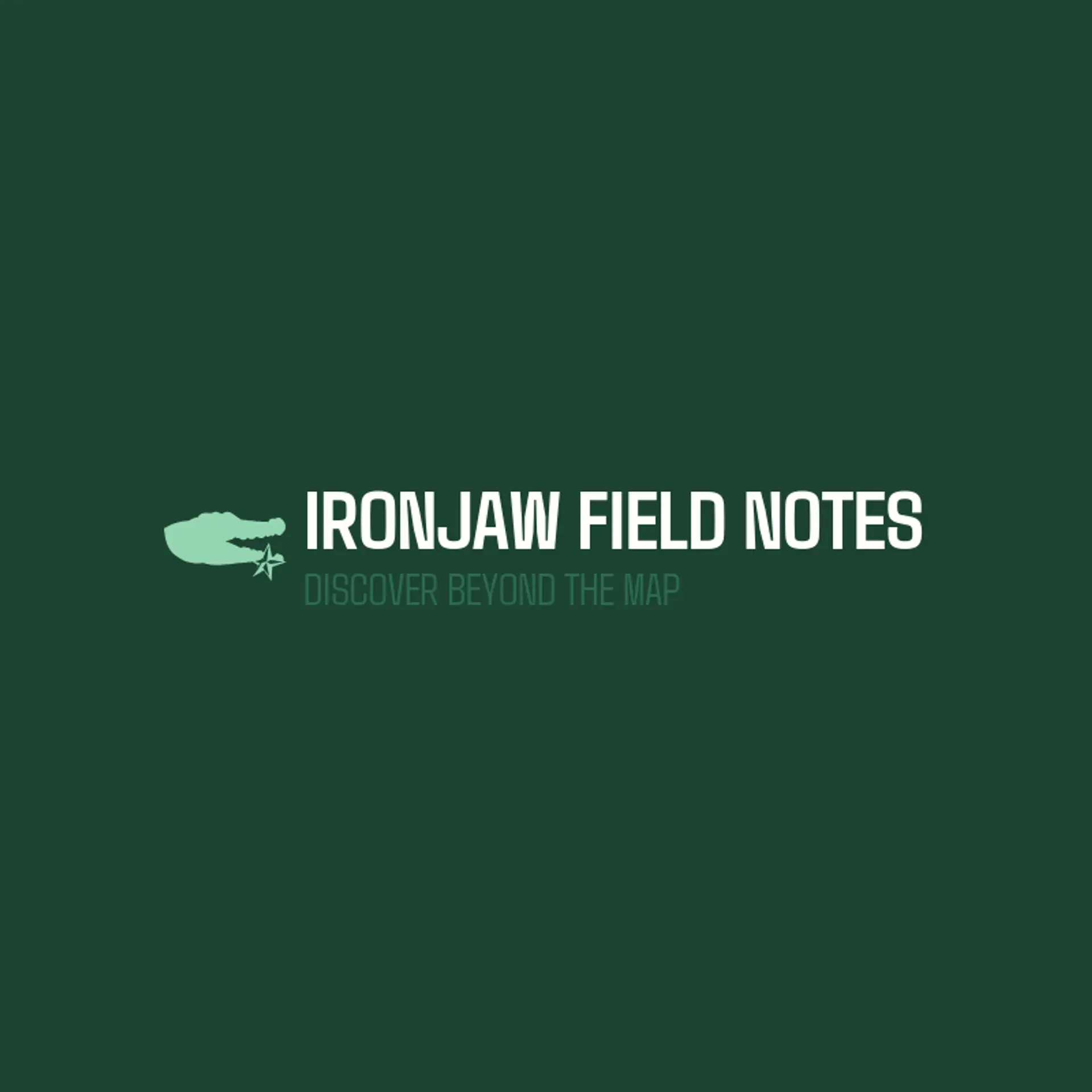 Ironjaw Field Notes logo for crocodile