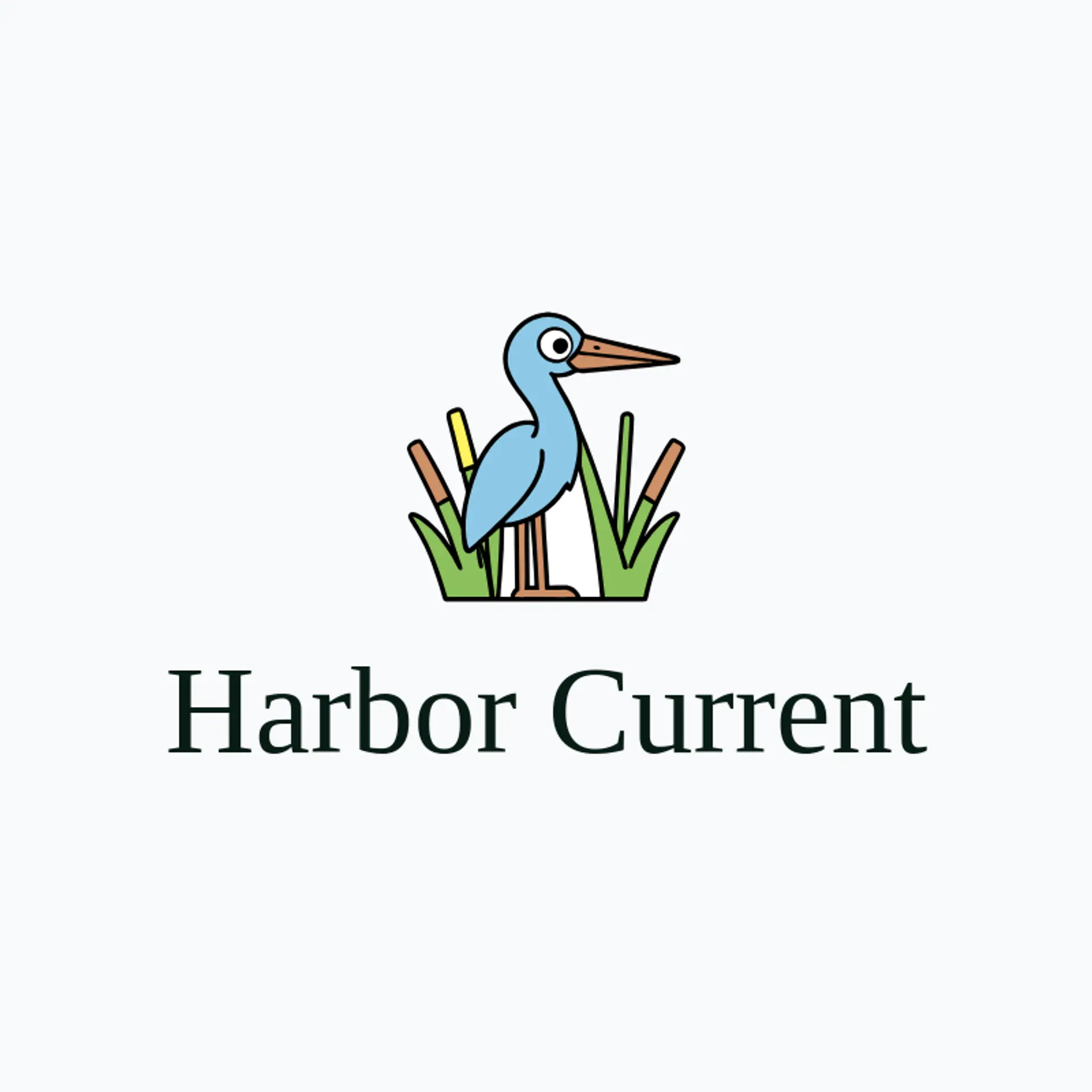 Harbor Current logo for river