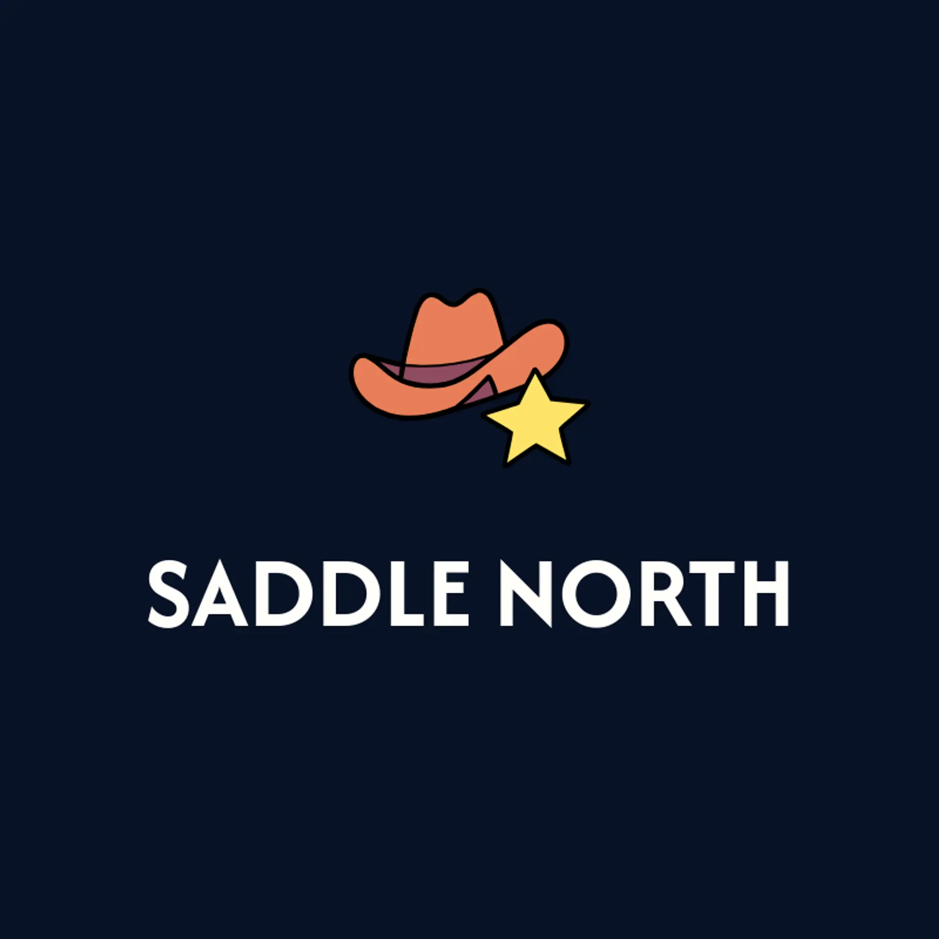 Saddle North logo for cowboy